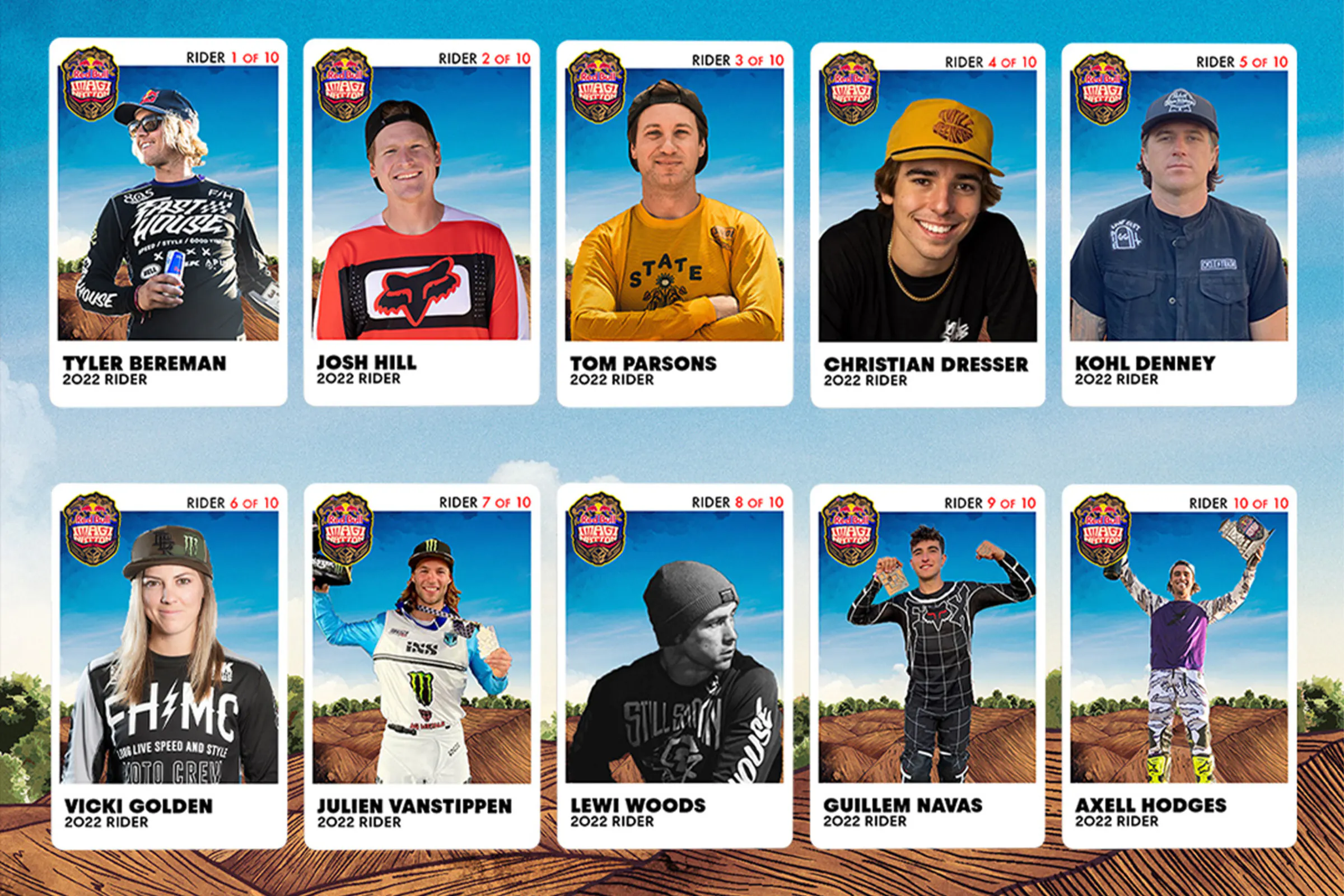 2022 Red Bull Imagination to Host Ten Leading Freestyle Motocross Riders