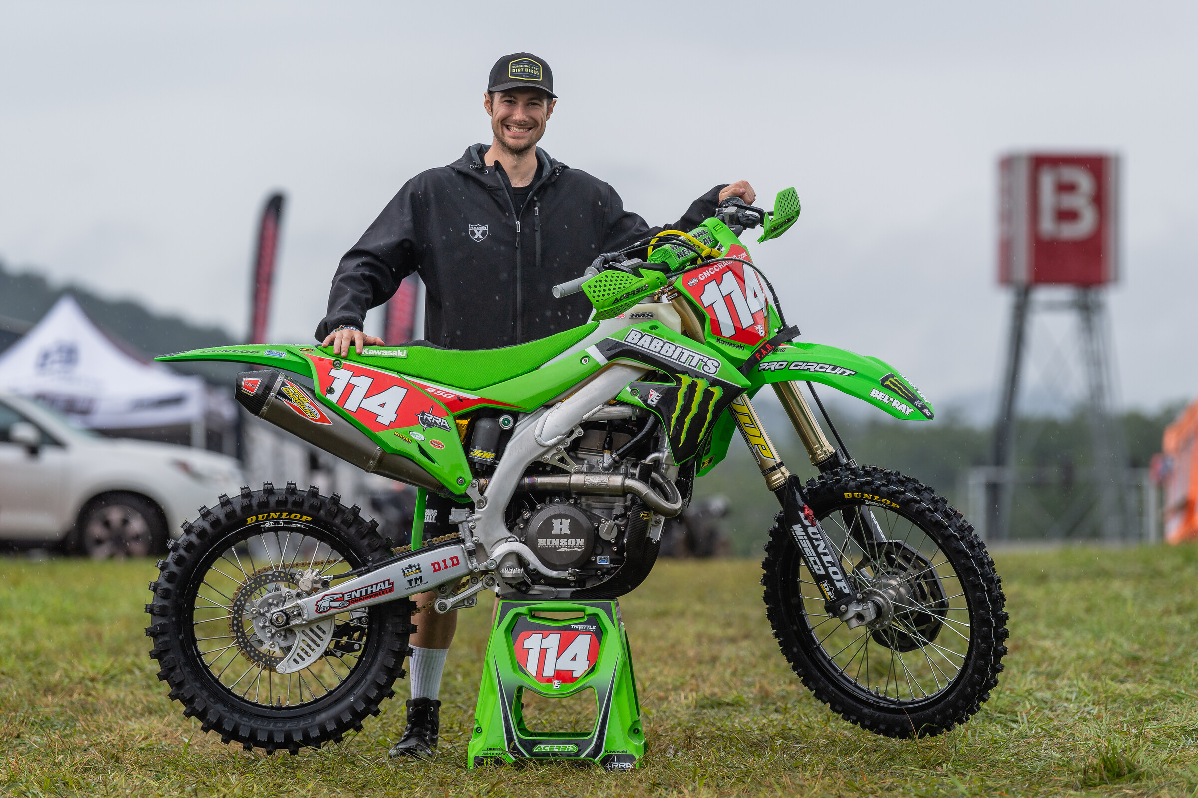 Pre-race photos on Saturday in the race.