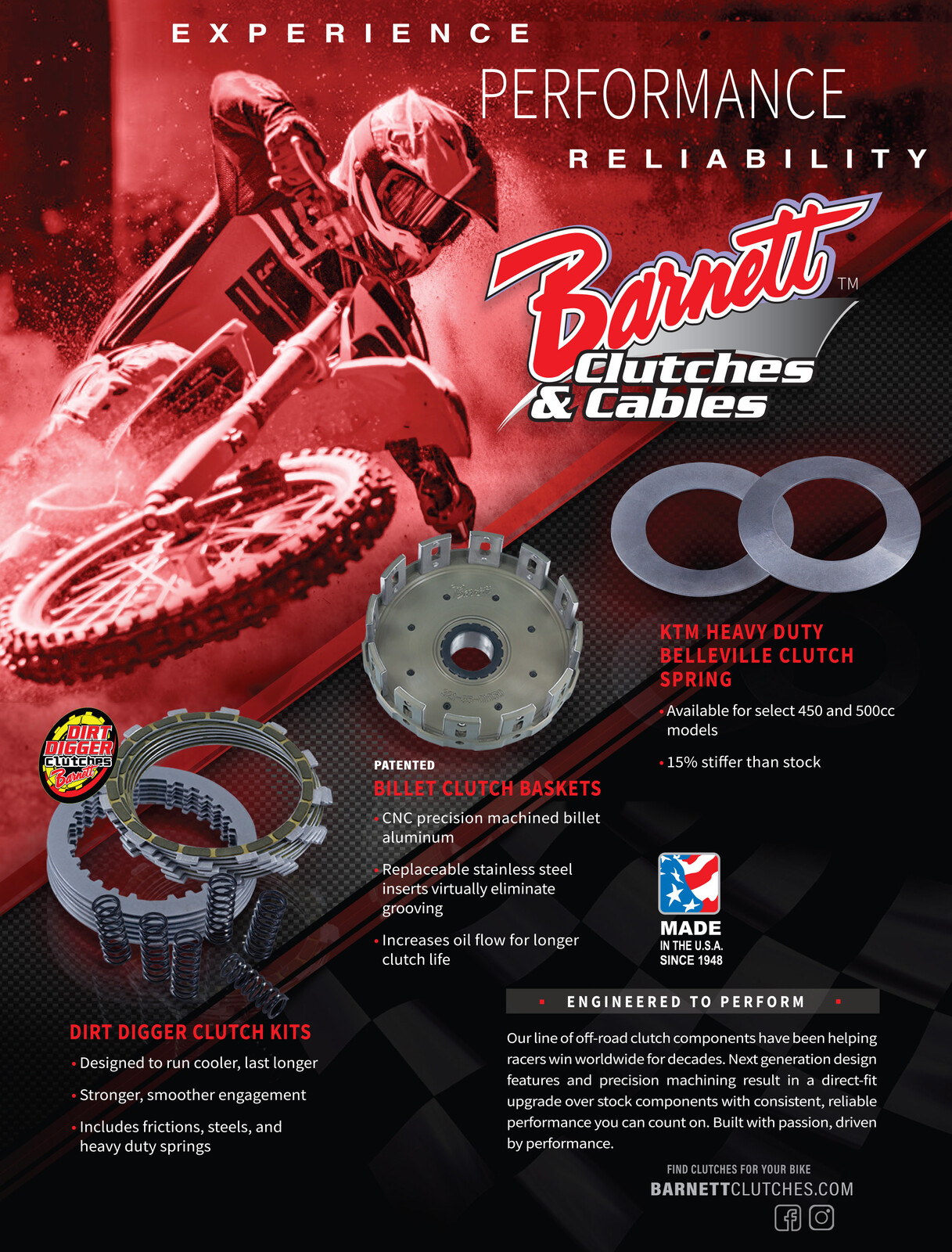 Advertisement: Barnett Clutches