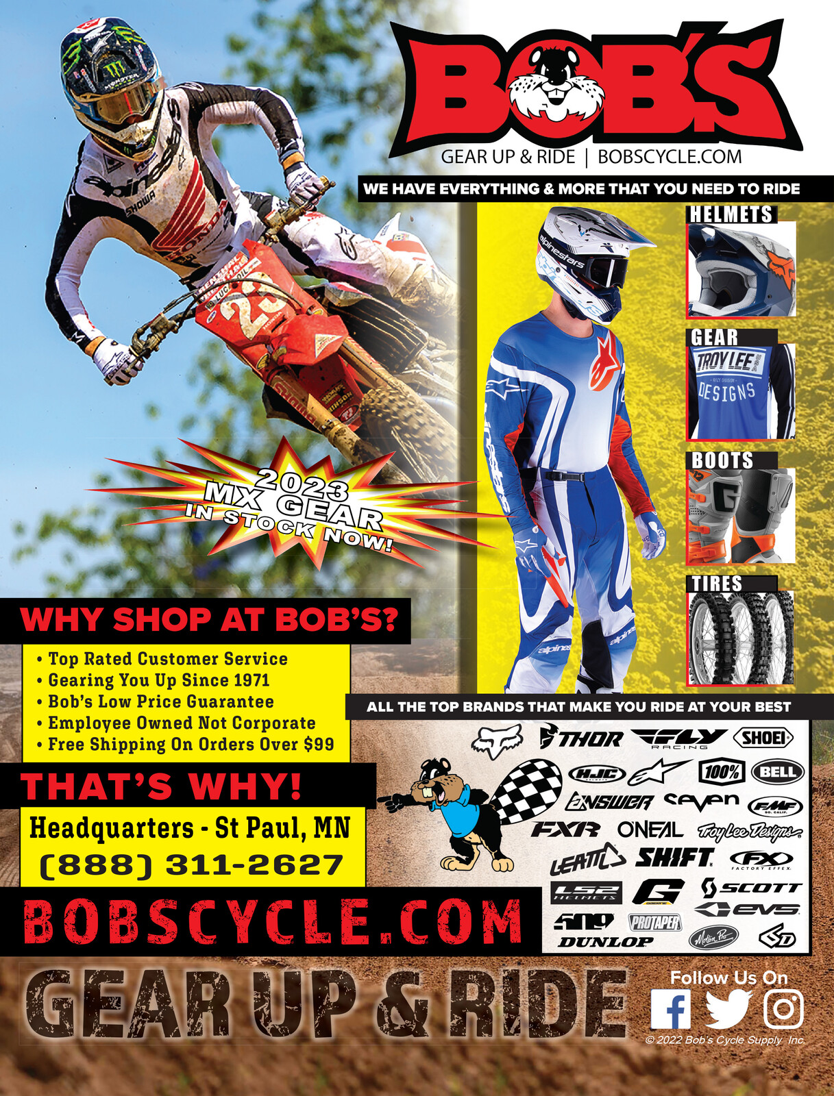 Advertisement: Bob's Cycle Supply