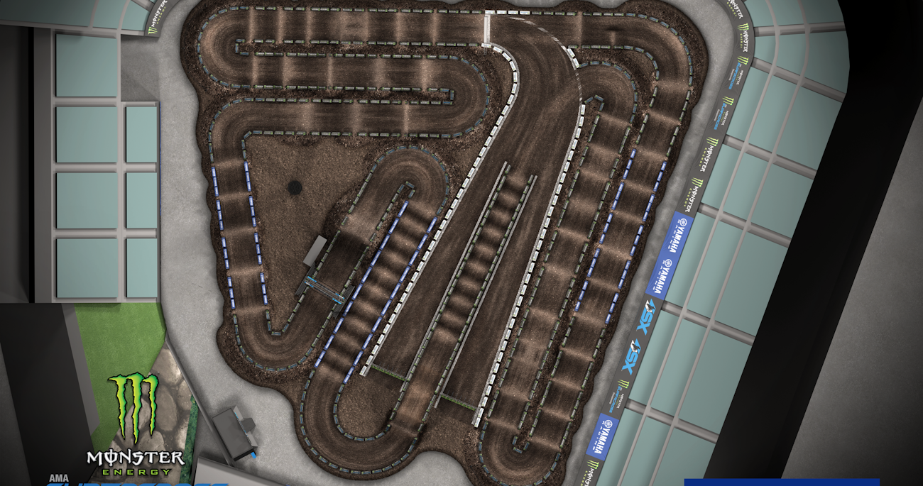 2025 Monster Energy AMA Supercross Track Maps Racer X