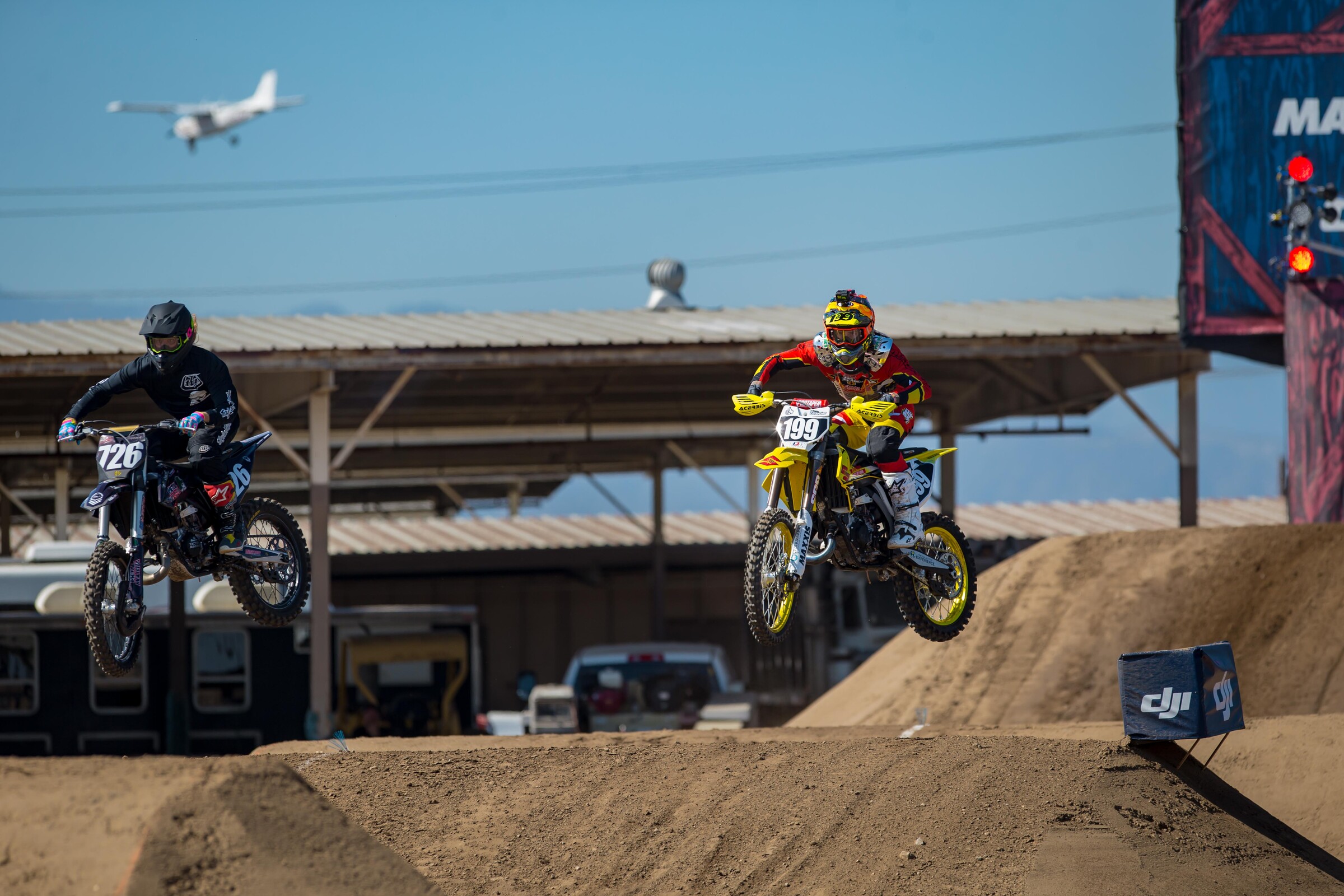 AJ Catanzaro on his Travis Pastrana look two-stroke back in '19.