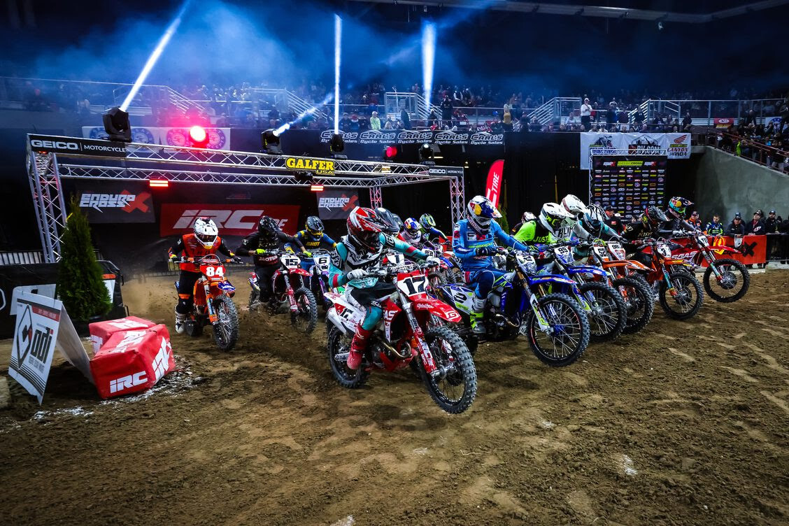 The EX Pro class off the starting gate in Round Five. Photo: Jack Jaxson