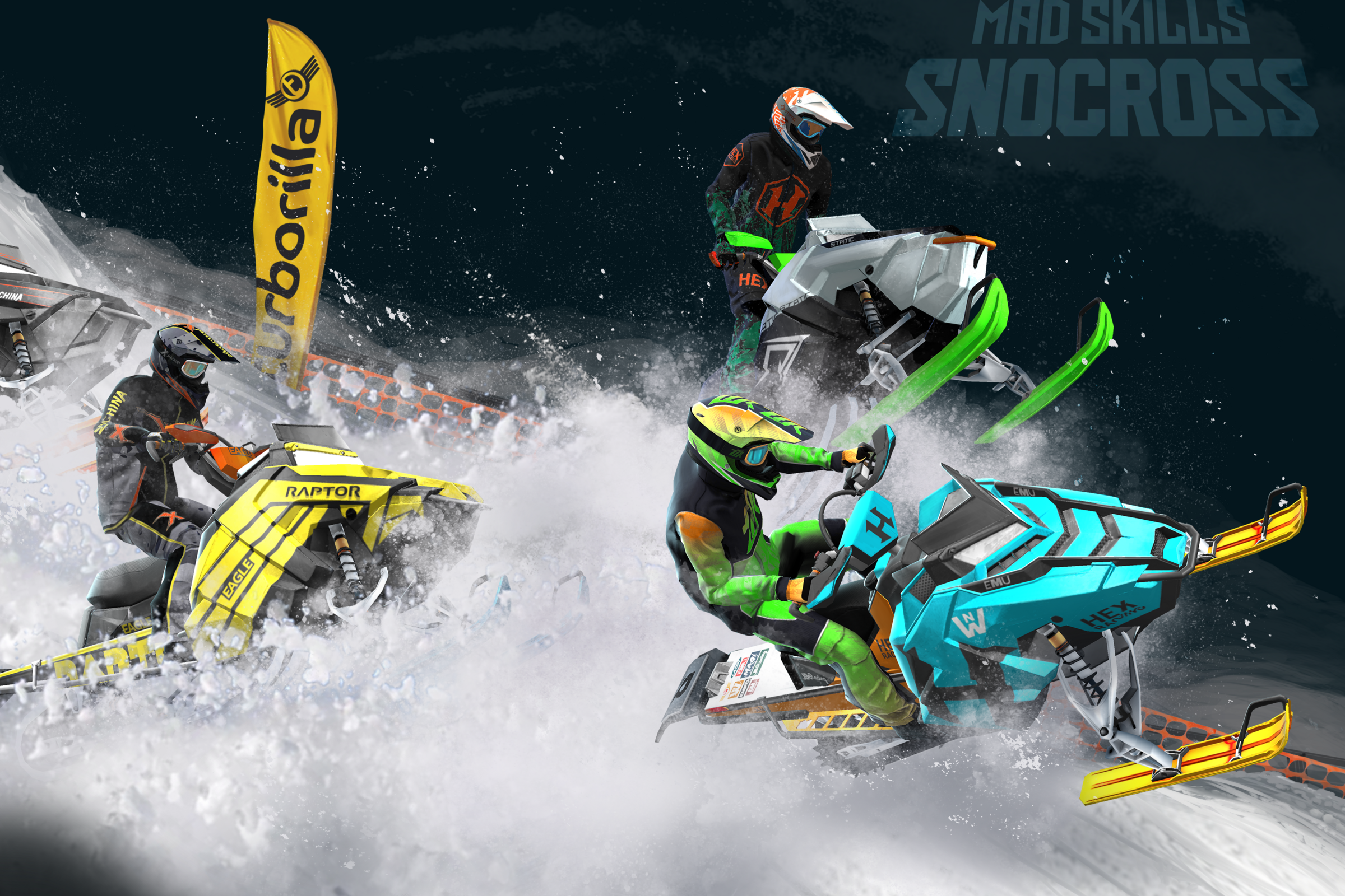 Turborilla (Producers of Mad Skills Motocross) Releases Mad Skills Snocross Game