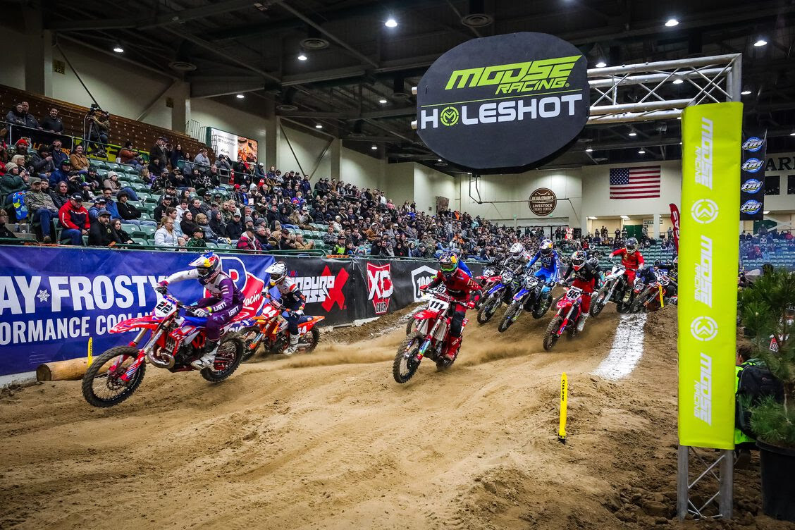 The EX Pro Class at the Reno-Sparks Livestock Events Center for the final Round of the 2022 EnduroCross Series.
