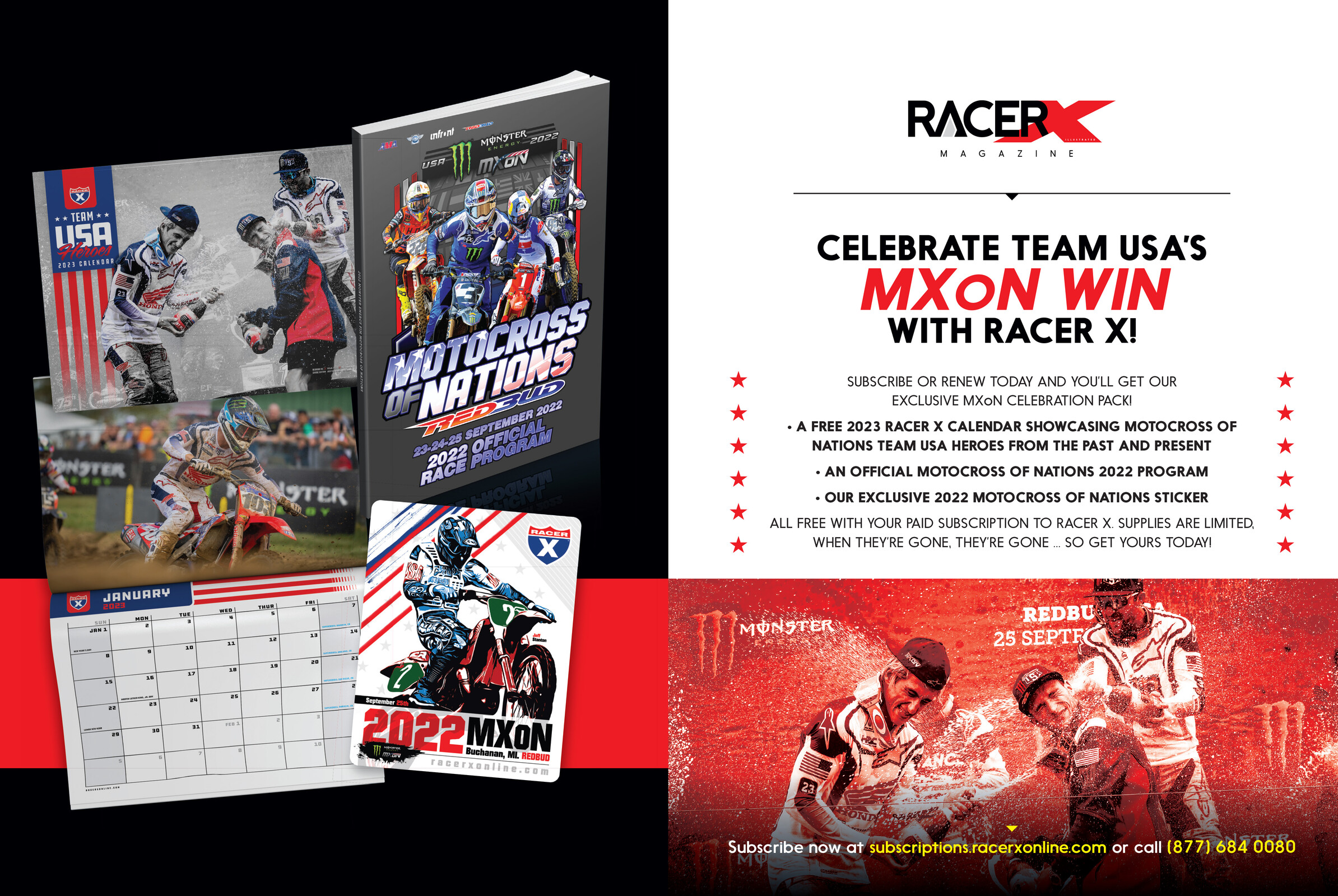 Advertisement: Racer X Subscriptions