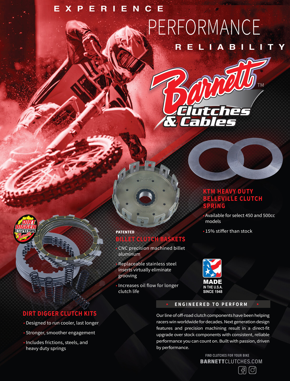 Advertisement: Barnett Clutches