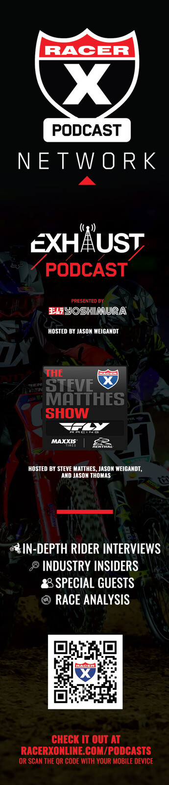 Advertisement: Racer X Podcast Network