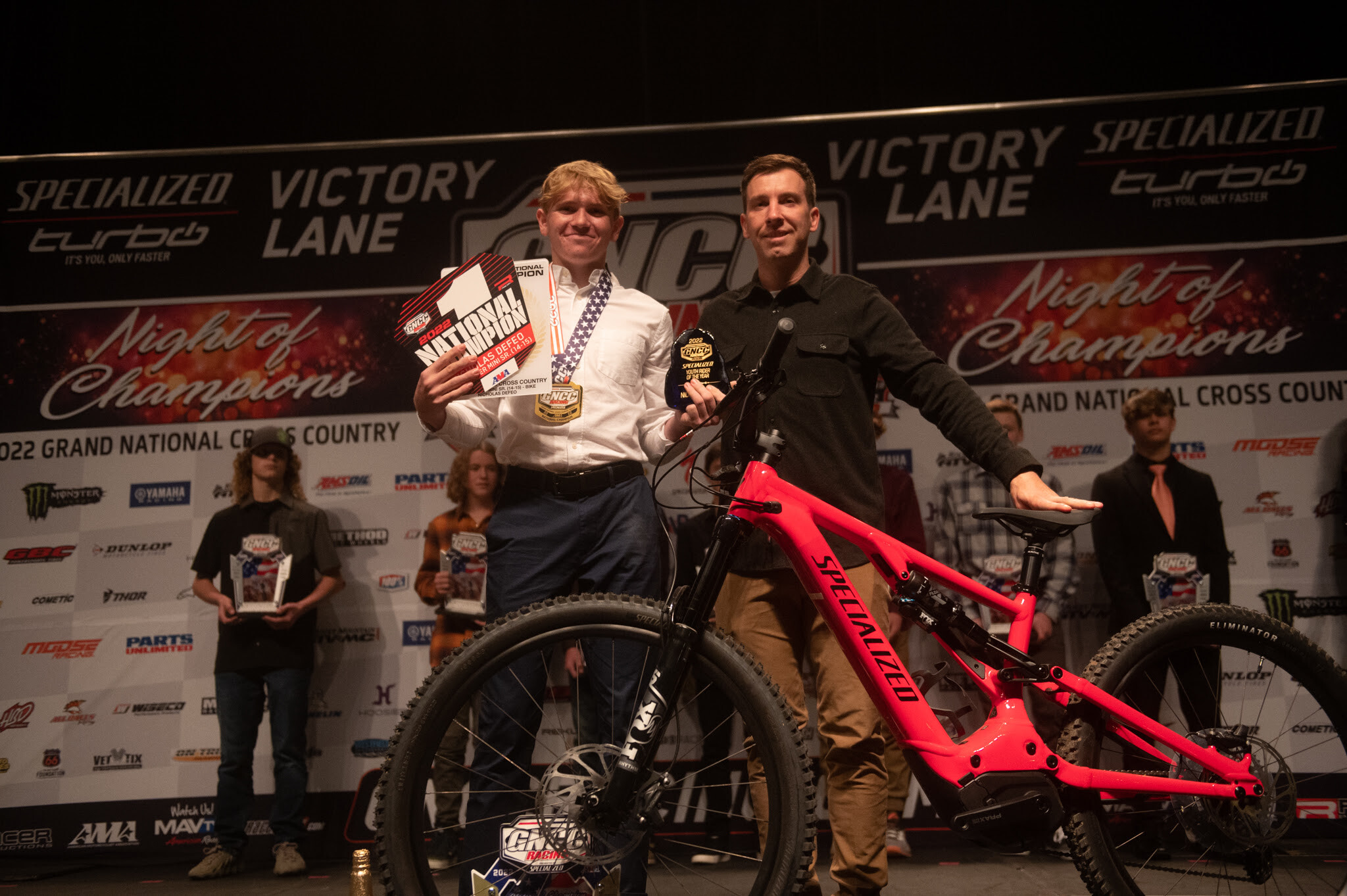 Nicholas DeFeo clinched the Specialized Youth Bike Rider of the Year.