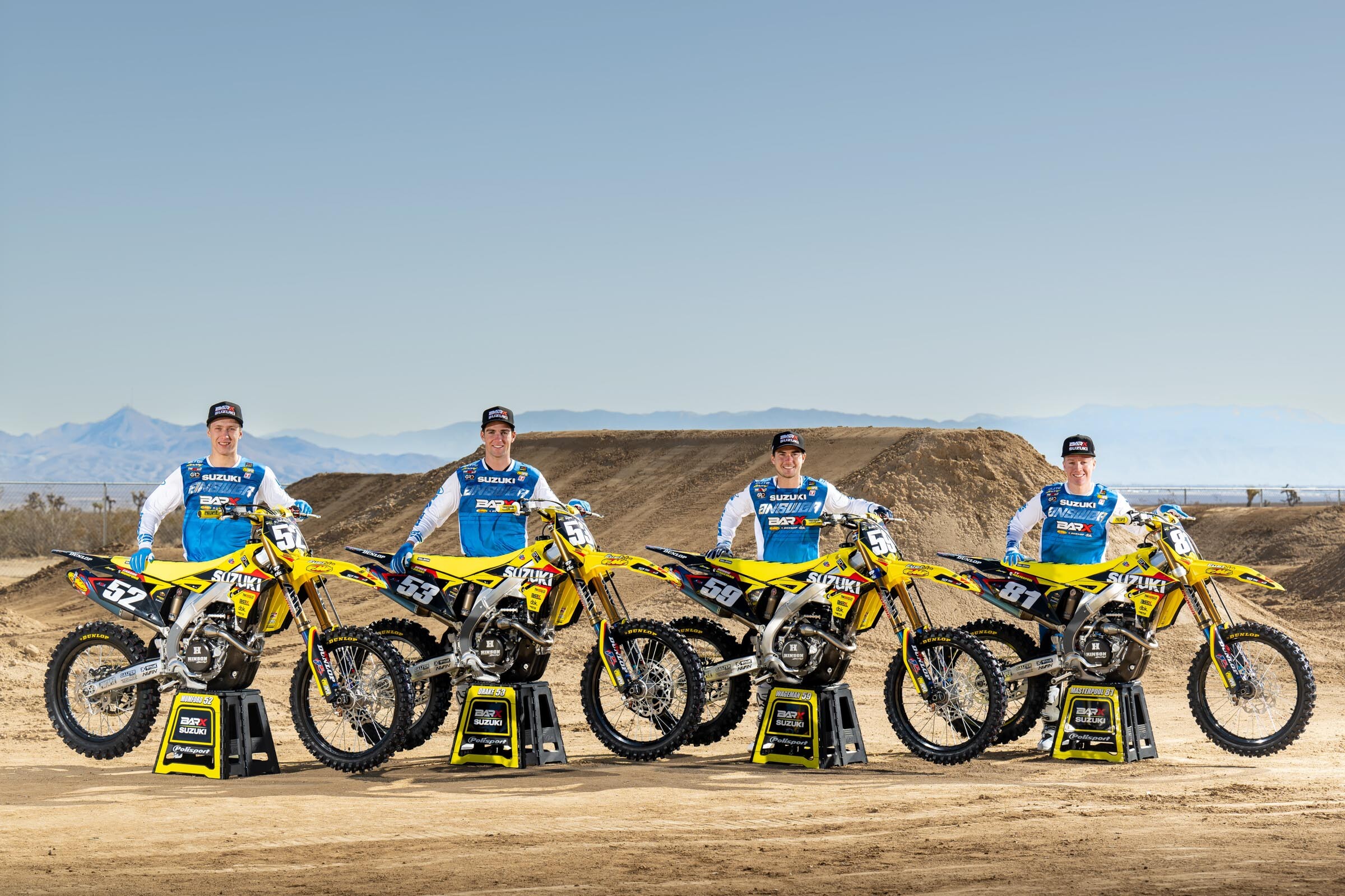 2023 BarX Suzuki roster