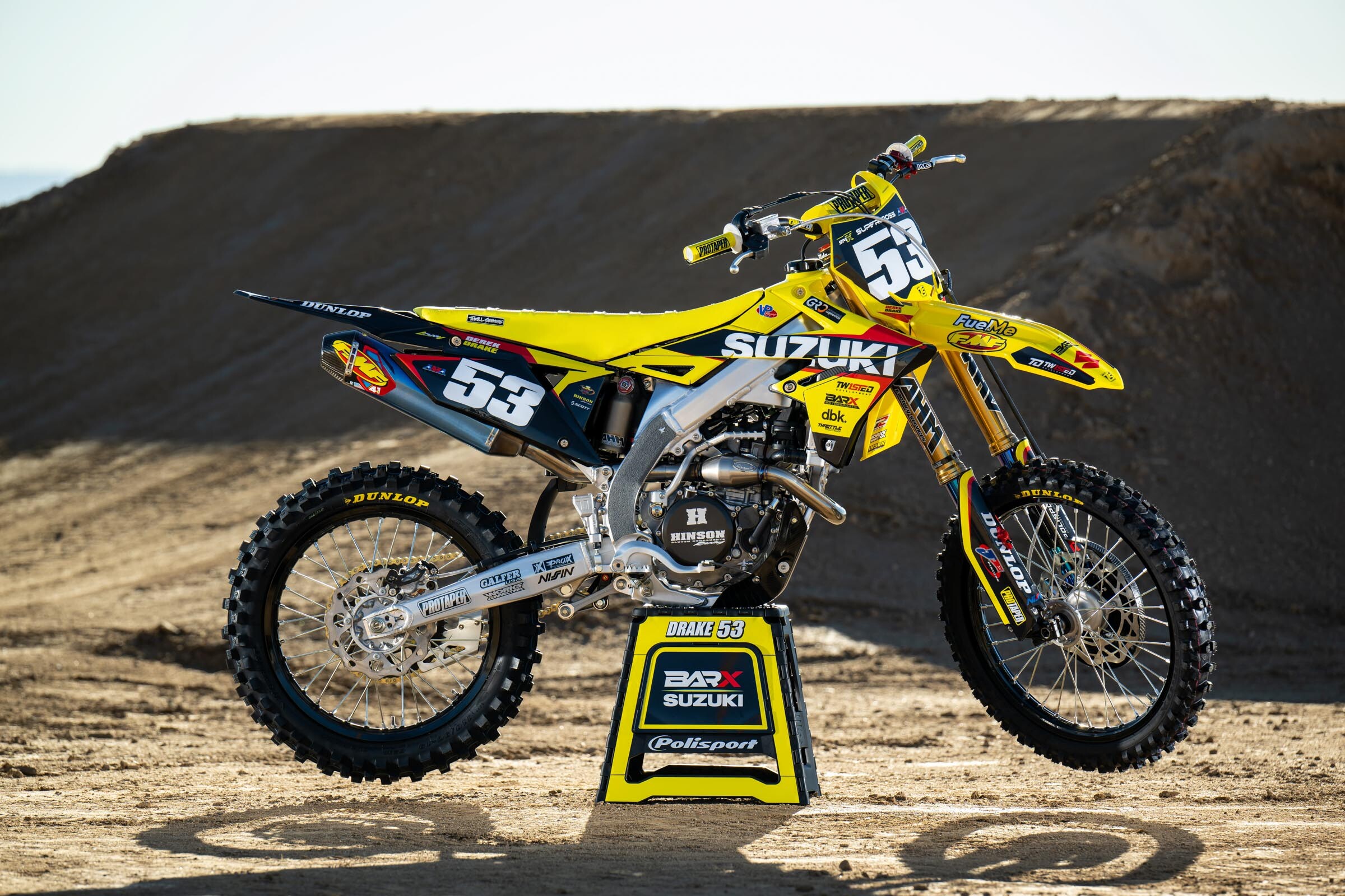 #53 Derek Drake's 2023 Suzuki RM-Z250