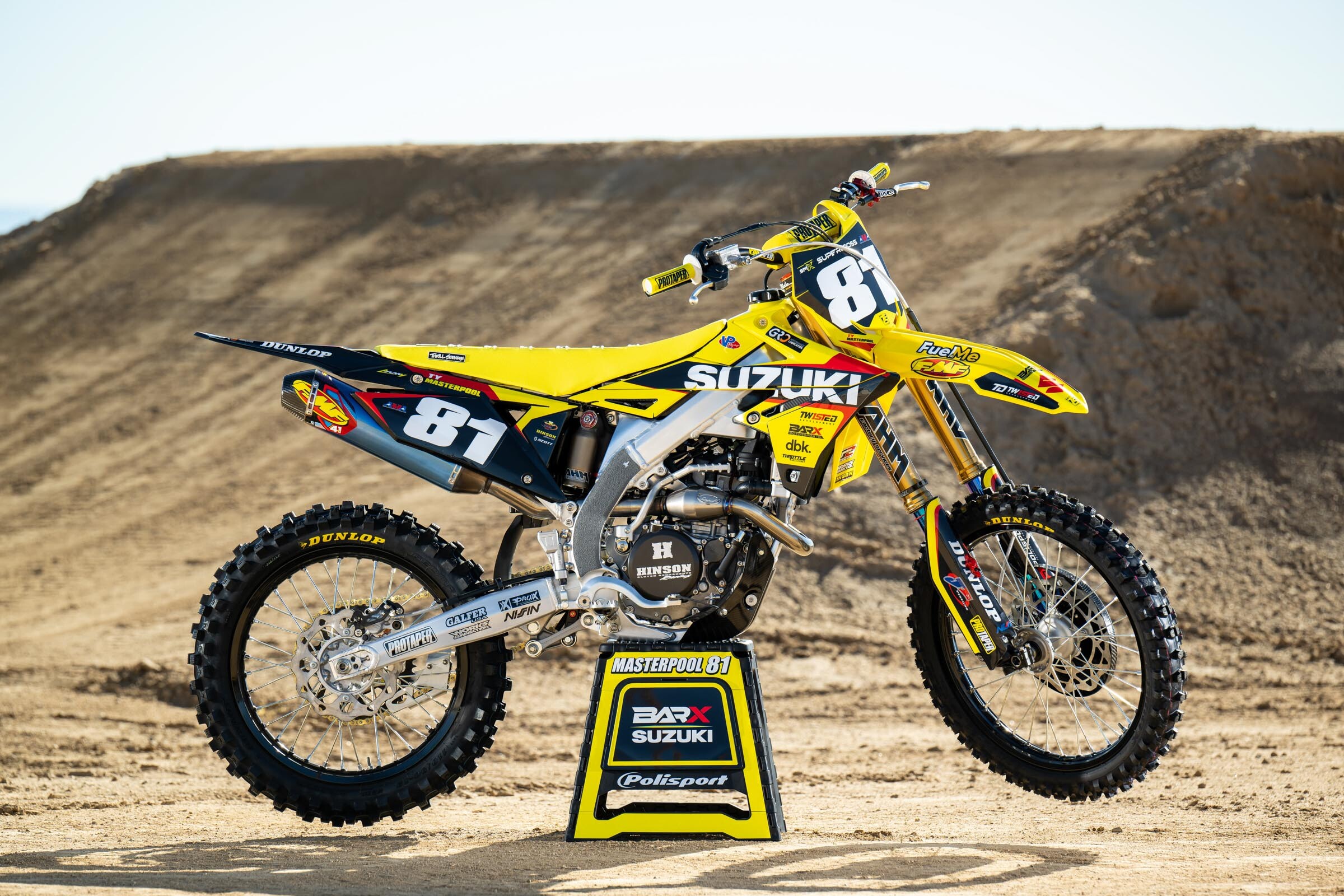 #81 Ty Masterpool's 2023 Suzuki RM-Z250