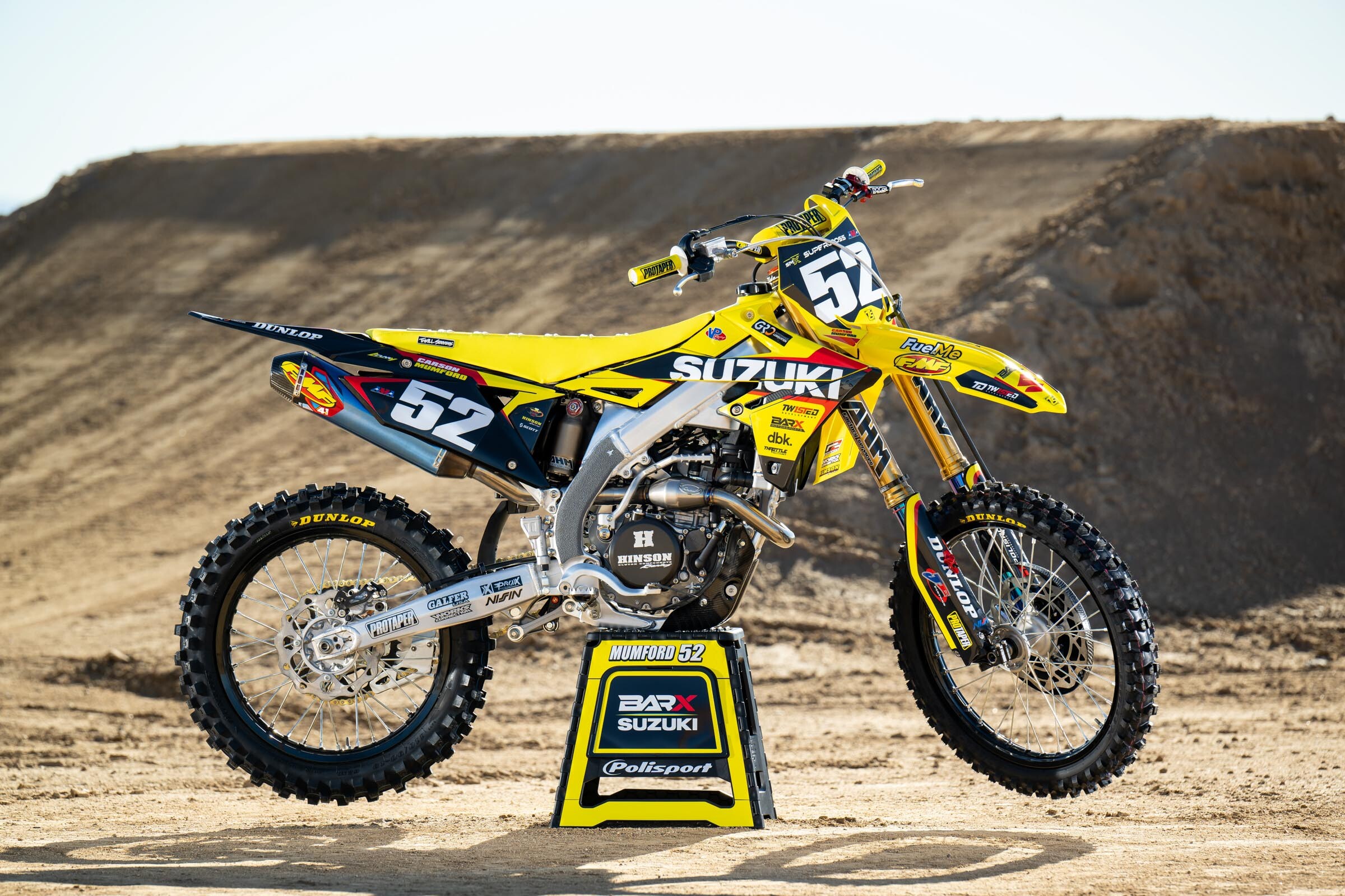 #52 Carson Mumford's 2023 Suzuki RM-Z250