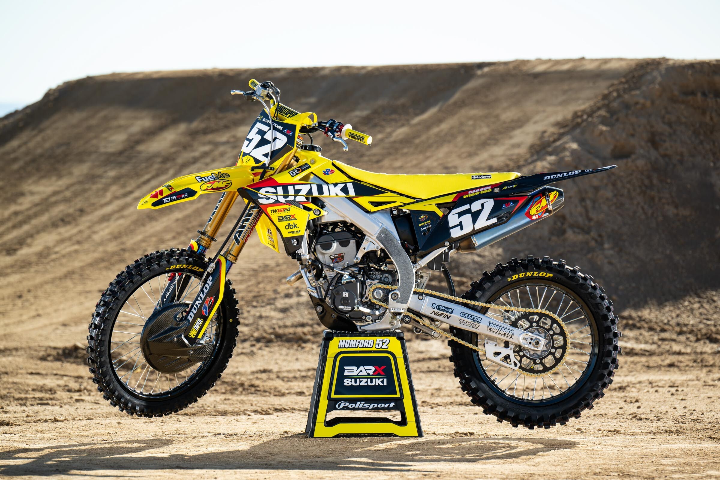 #52 Carson Mumford's 2023 Suzuki RM-Z250