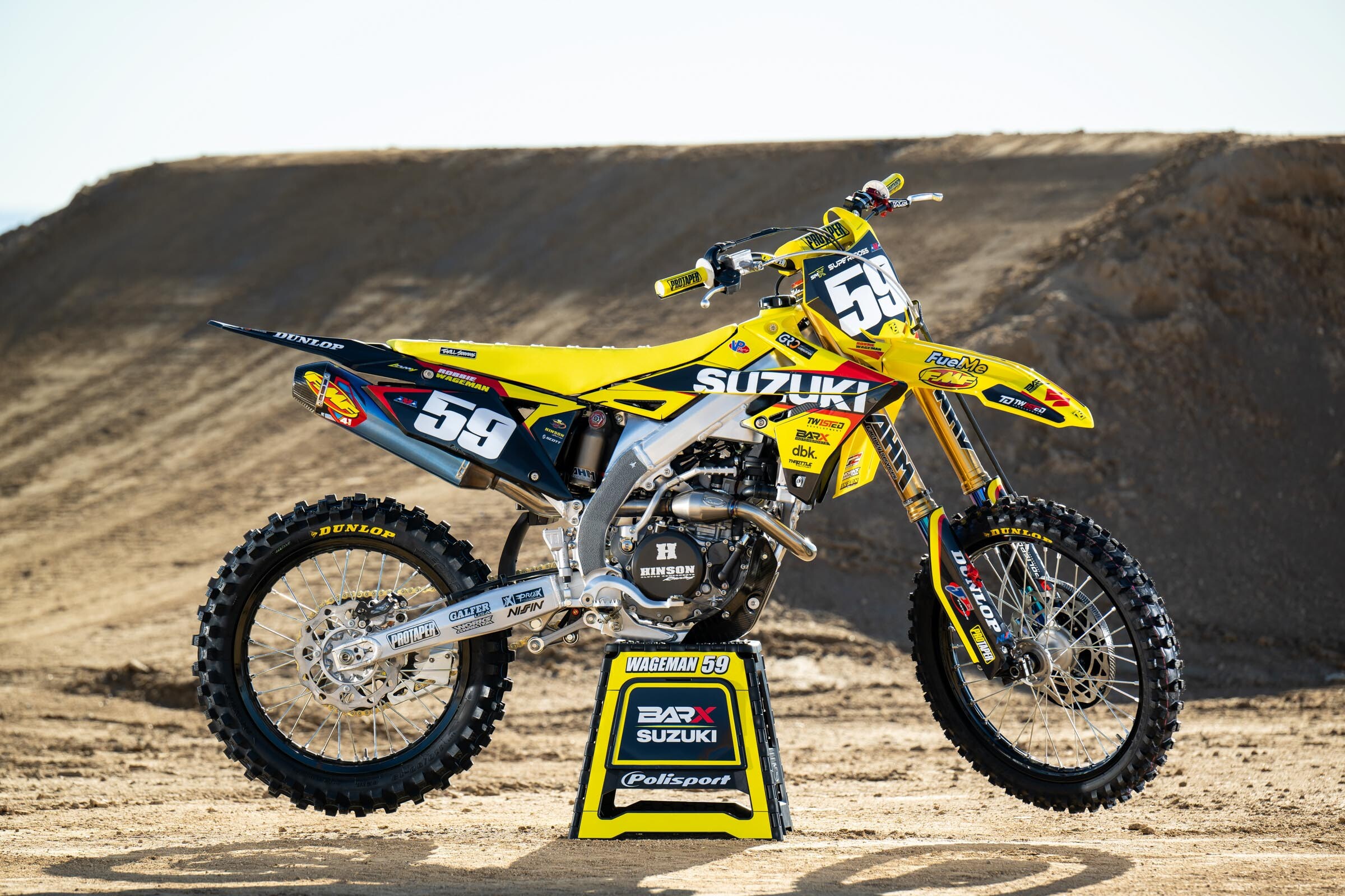 #59 Robbie Wageman's 2023 Suzuki RM-Z250
