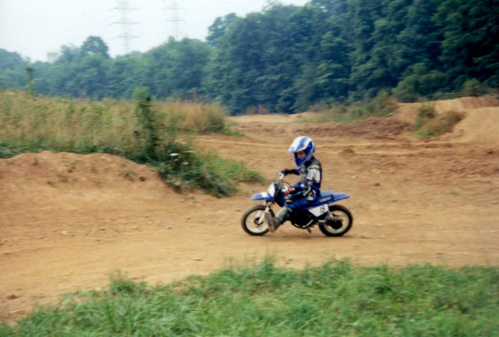 Mitch Kendra on a PW50 on the