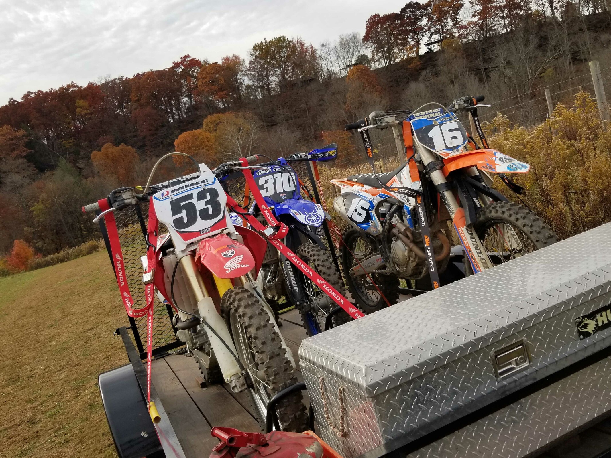 The Kendra family's last visit at Creekside Motocross in November 2022.