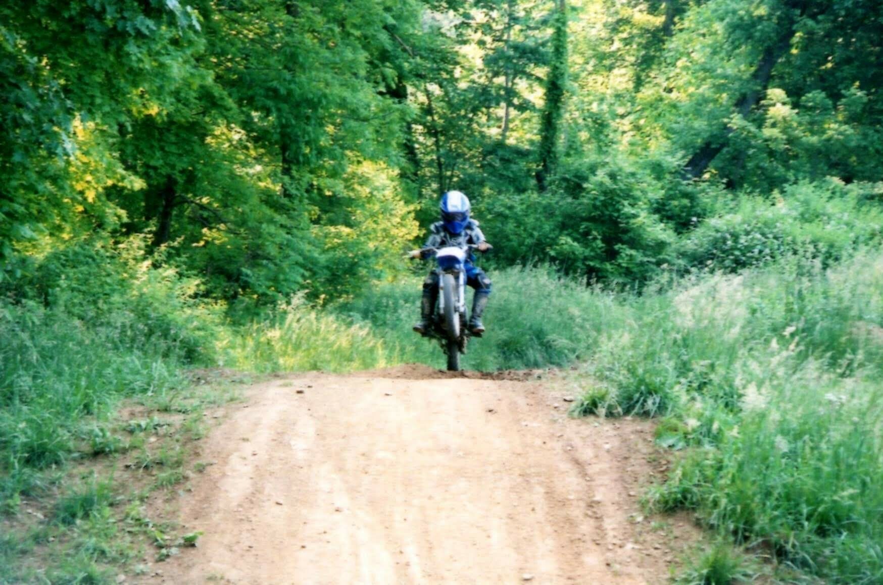 Mitch Kendra on the kiddie track, circa early 2000s.