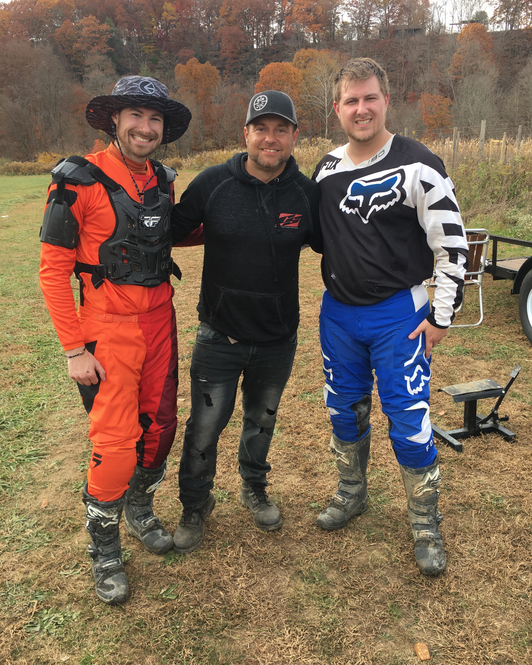 Mitch and Jake Kendra with Dave Eisaman.