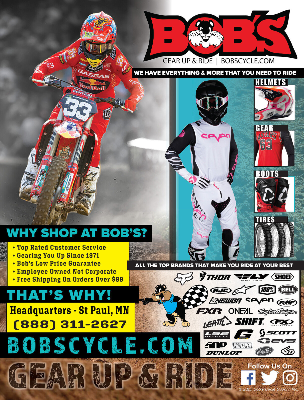 Advertisement: Bob's Cycle Supply