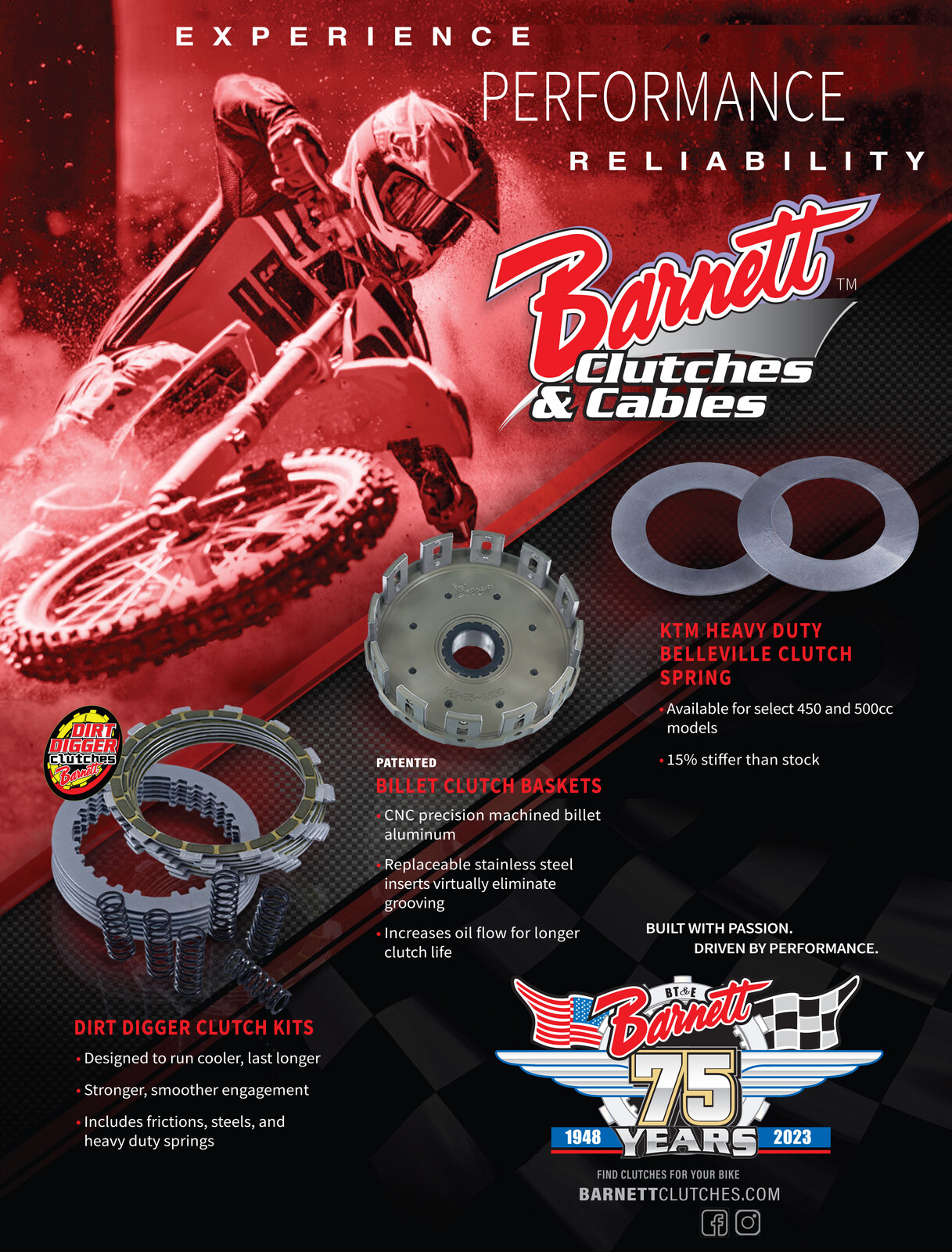 Advertisement: Barnett Clutches