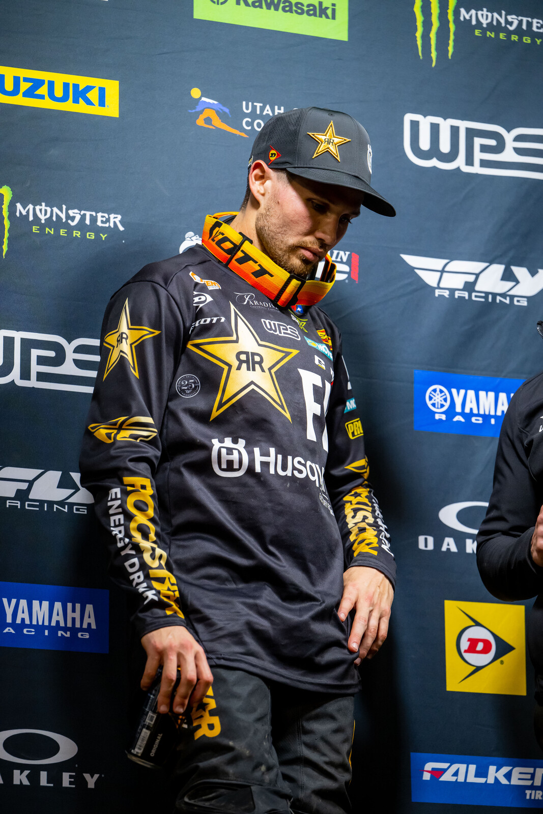 Hampshire with a look of pain, disappointment, or relief to have made it through?