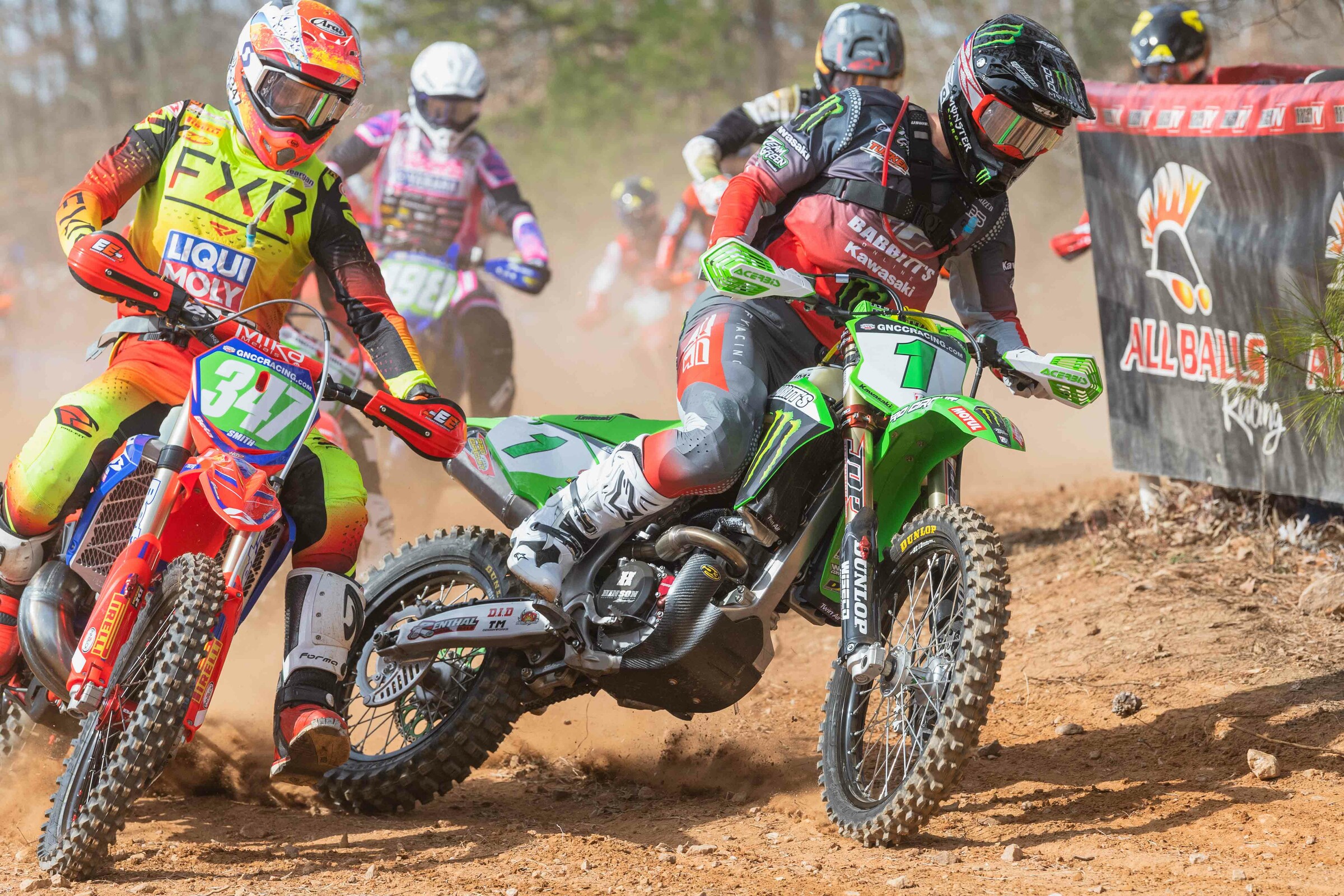 Lyndon Snodgrass (#1) and Evan Smith (#347)