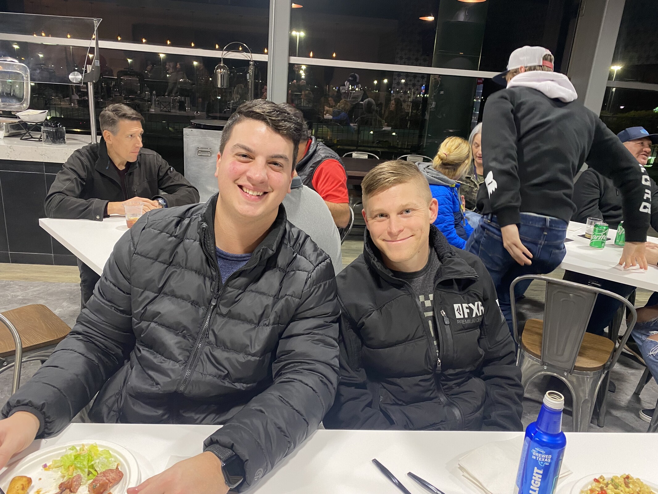 MX Sports’ Derek Garcia and the Troll Train himself, Alex Martin.