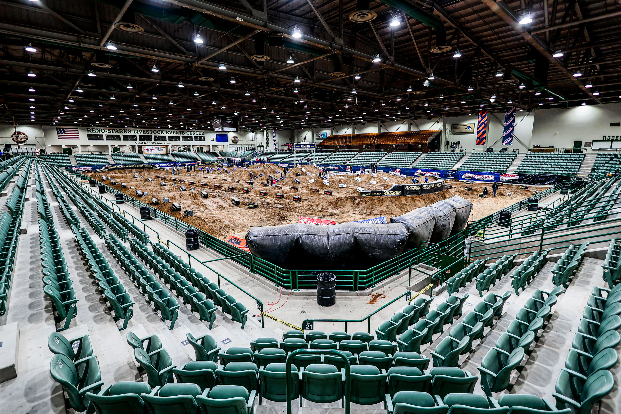 Calm before the storm in Reno.