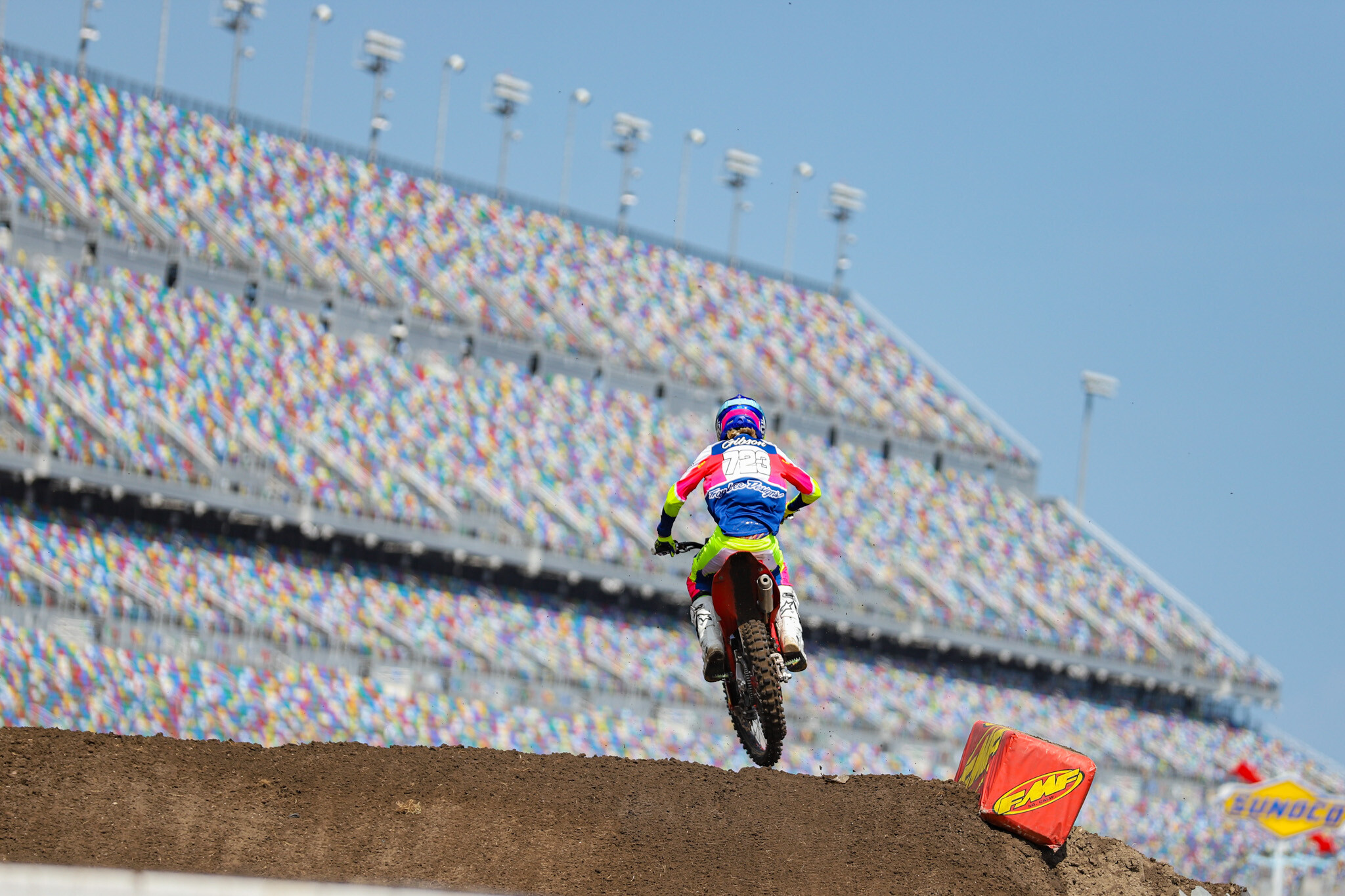 Gibson at the RCSX event at Daytona International Speedway in March.