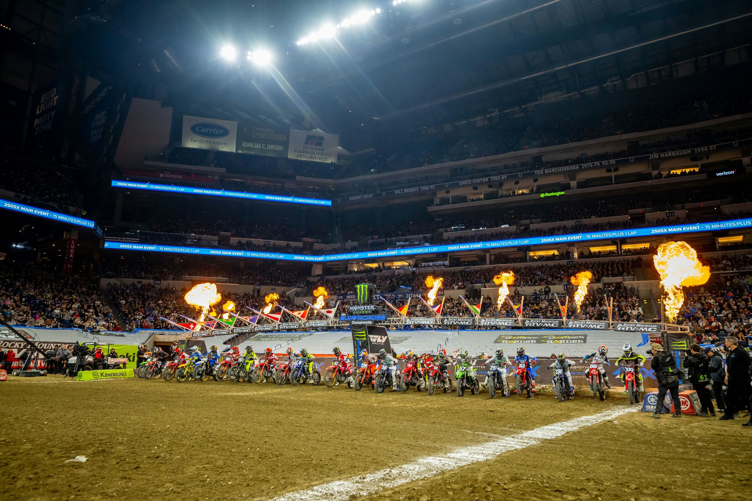 Watch: Indianapolis Supercross Main Event Highlights & Results