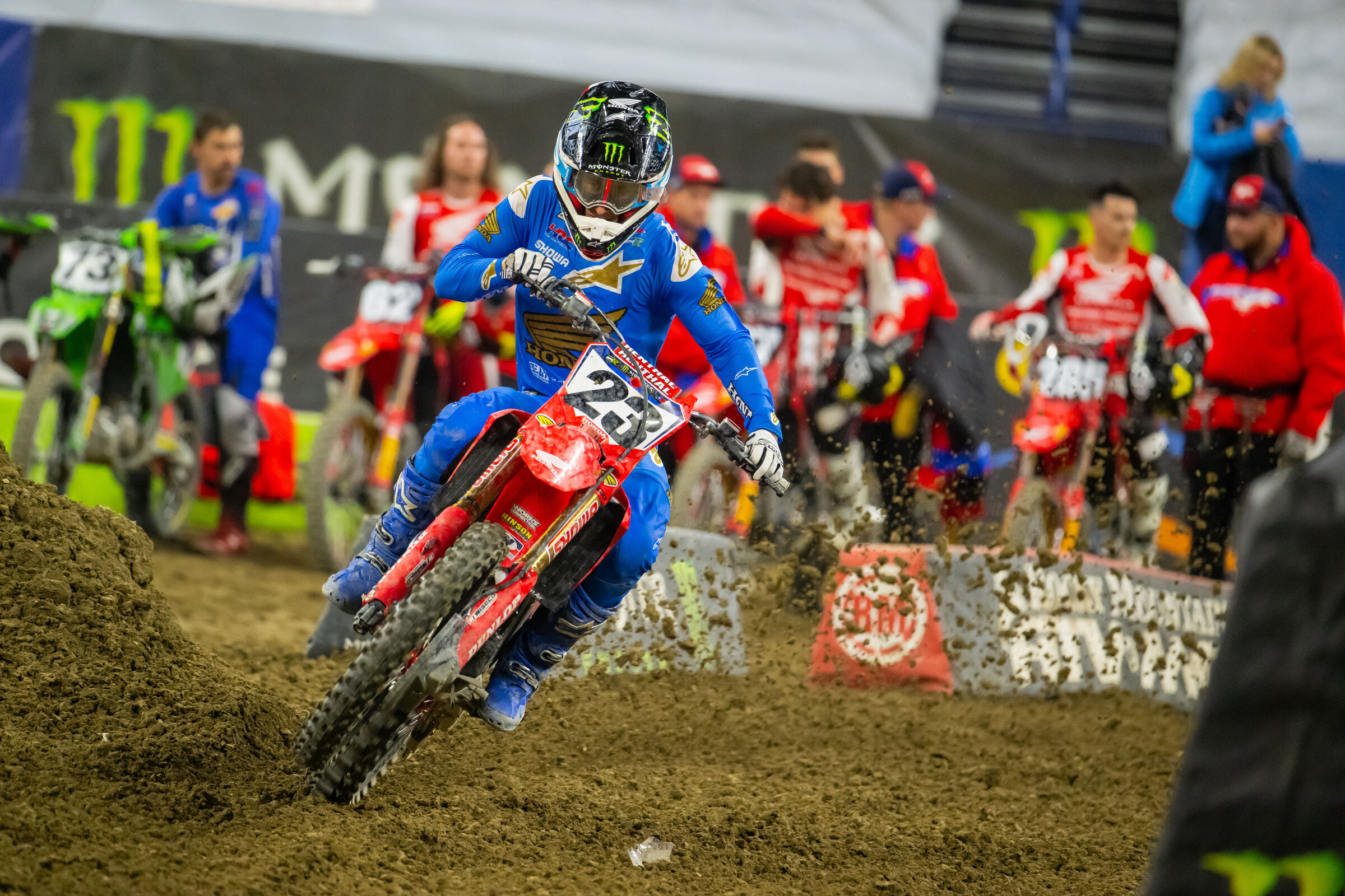 Chase Sexton looked good in Indy until going down in the main. 