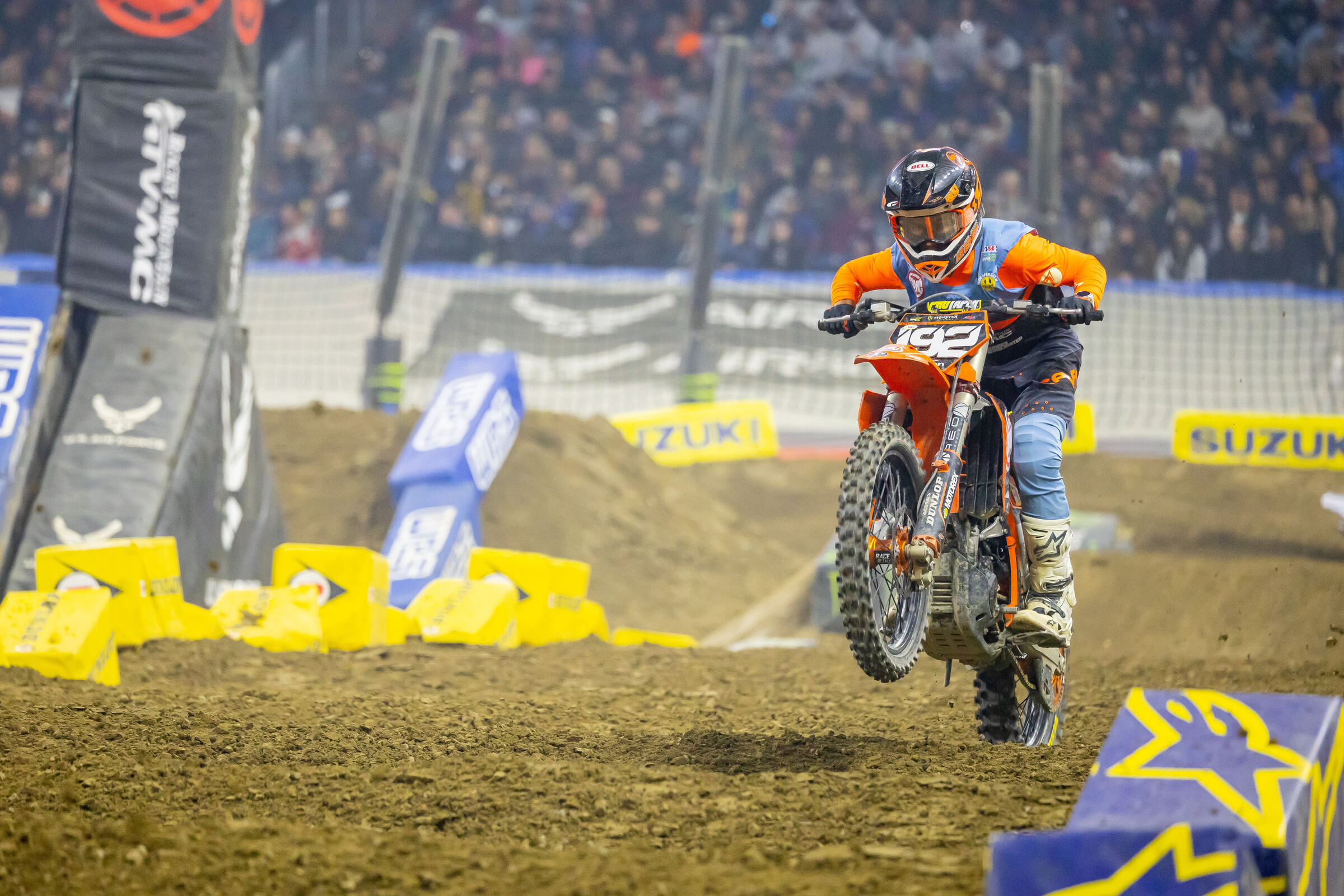 Jack Chambers in the whoops at Detroit. 