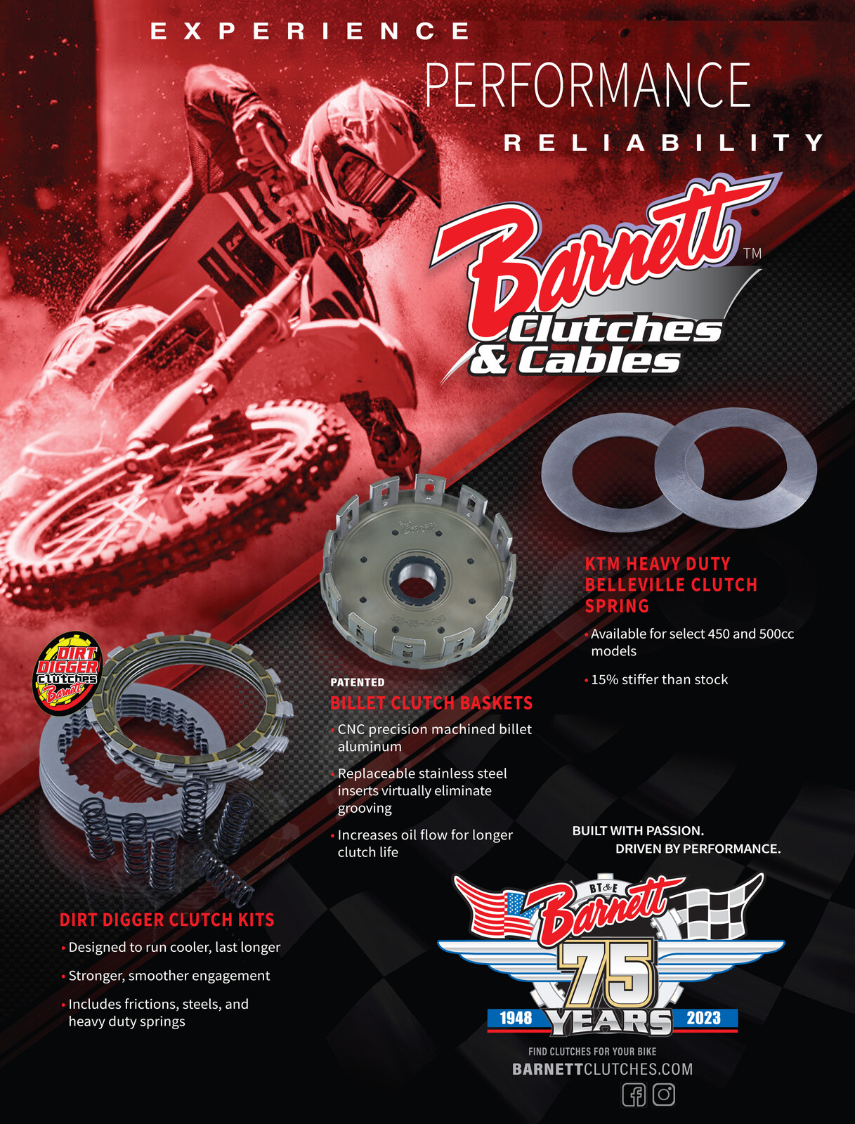Advertisement: Barnett Clutches
