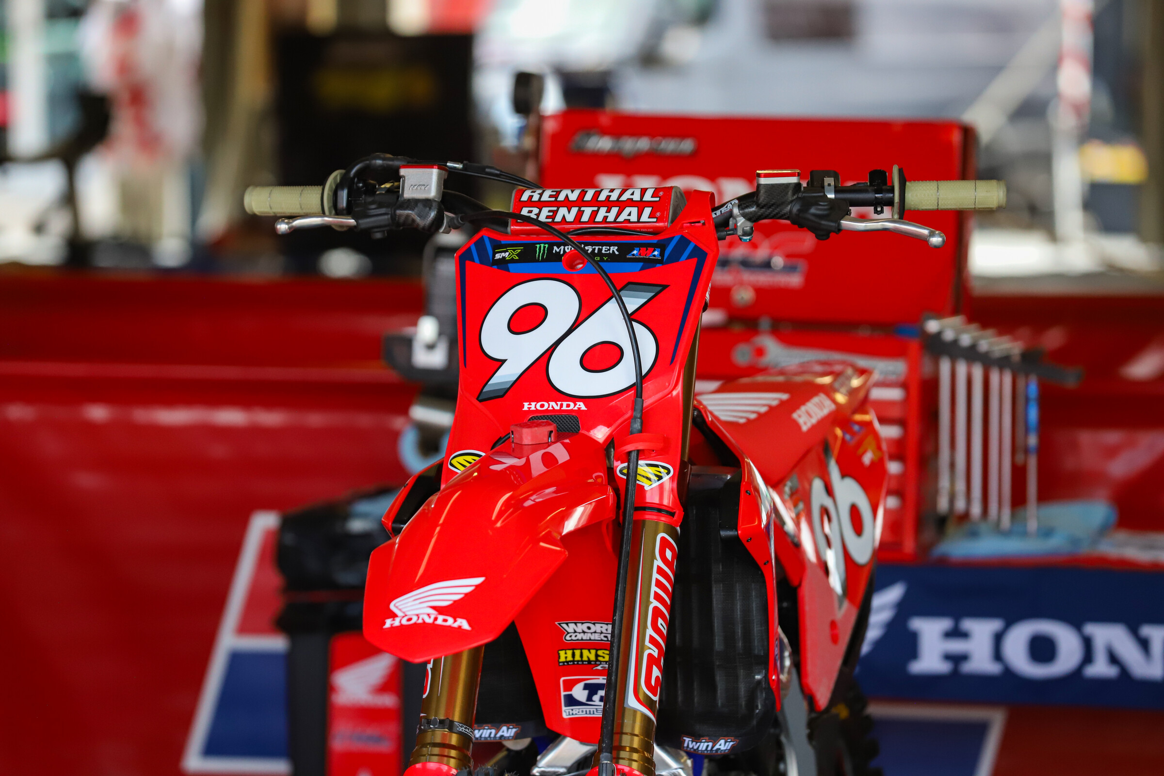 The race machine of 250SX East Region points leader Hunter Lawrence.
