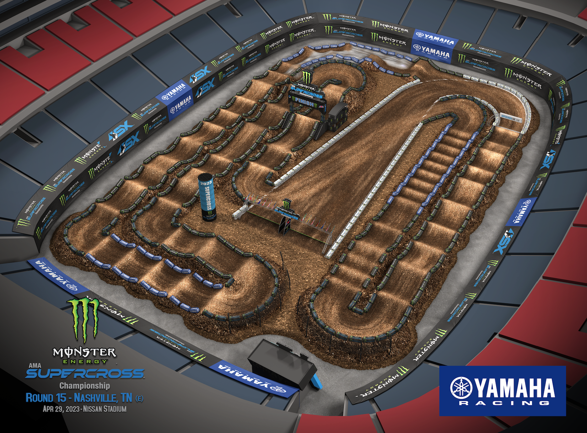 2023 Nashville SX layout.