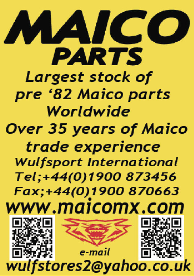 Advertisement: Maico Parts