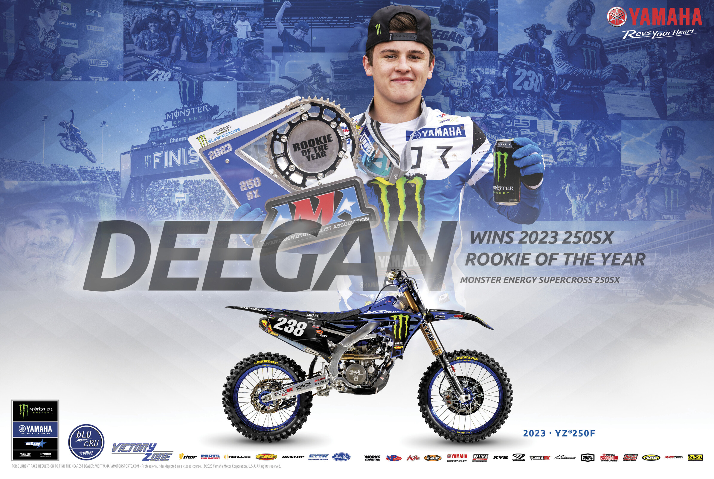 Advertisement: 000-RX26-8-Yamaha Deegan spread