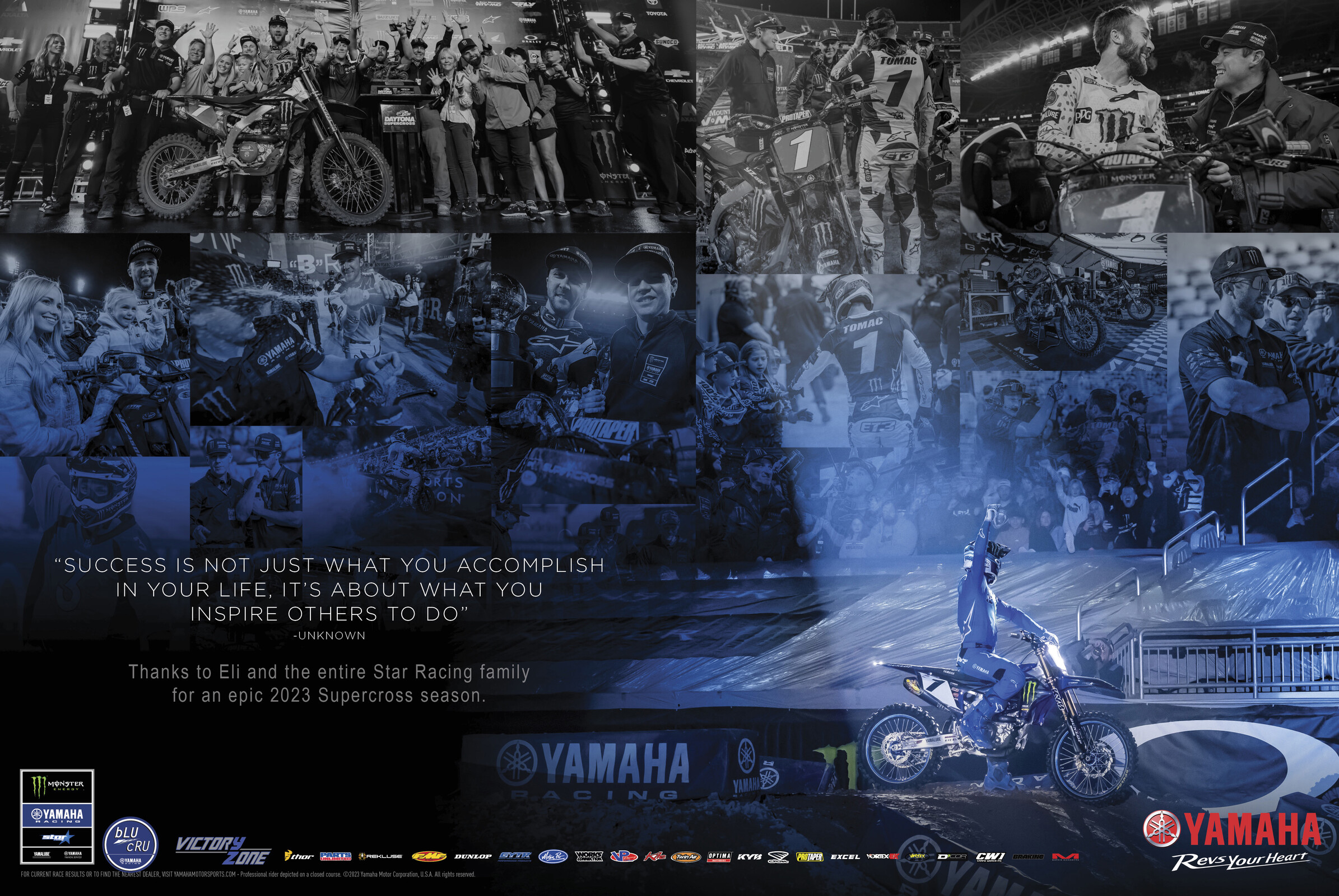 Advertisement: 000-RX26-8-Yamaha Tomac SPREAD