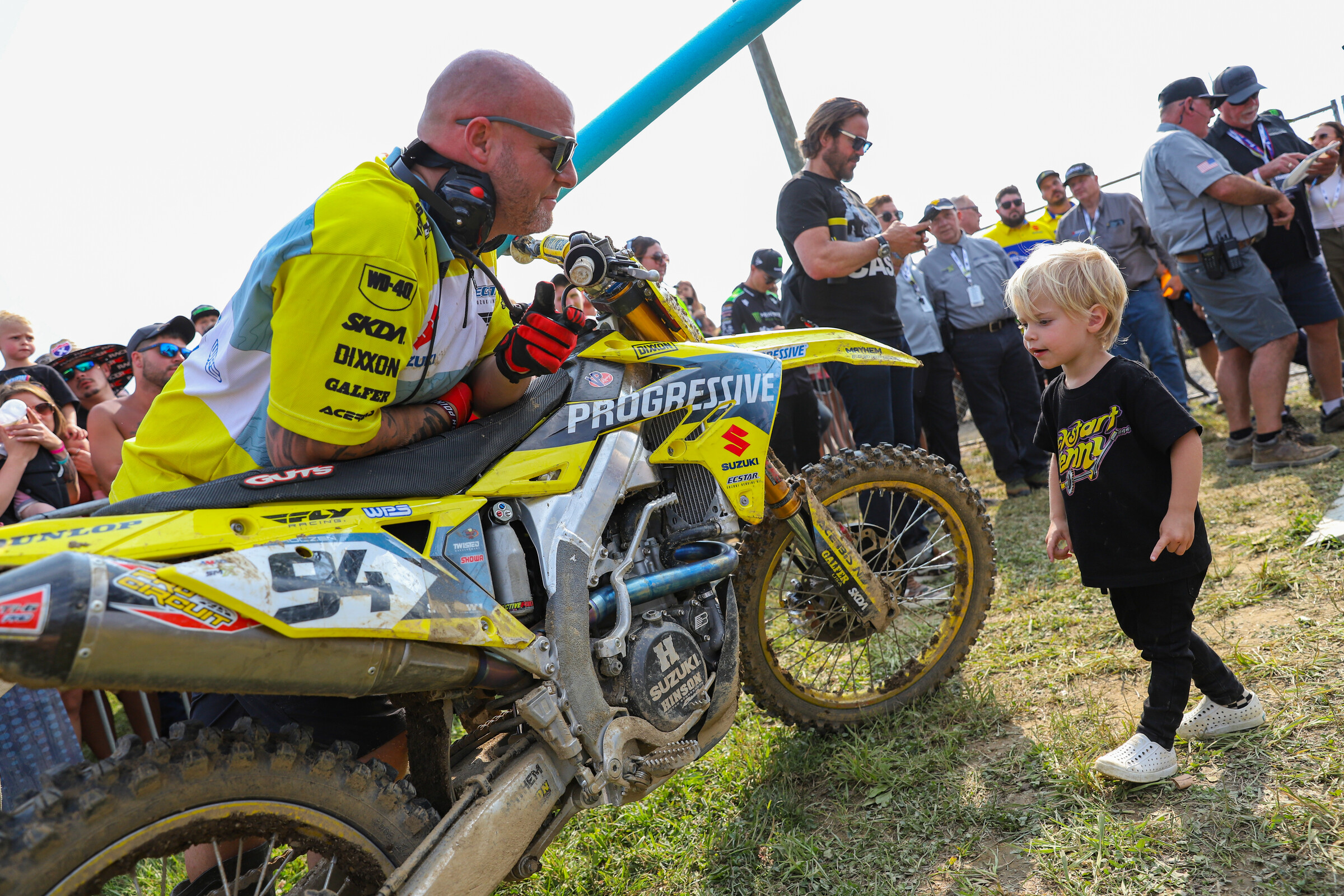 Griffin Roczen stole the show as fans chanted his name during the post-race trophy presentations.