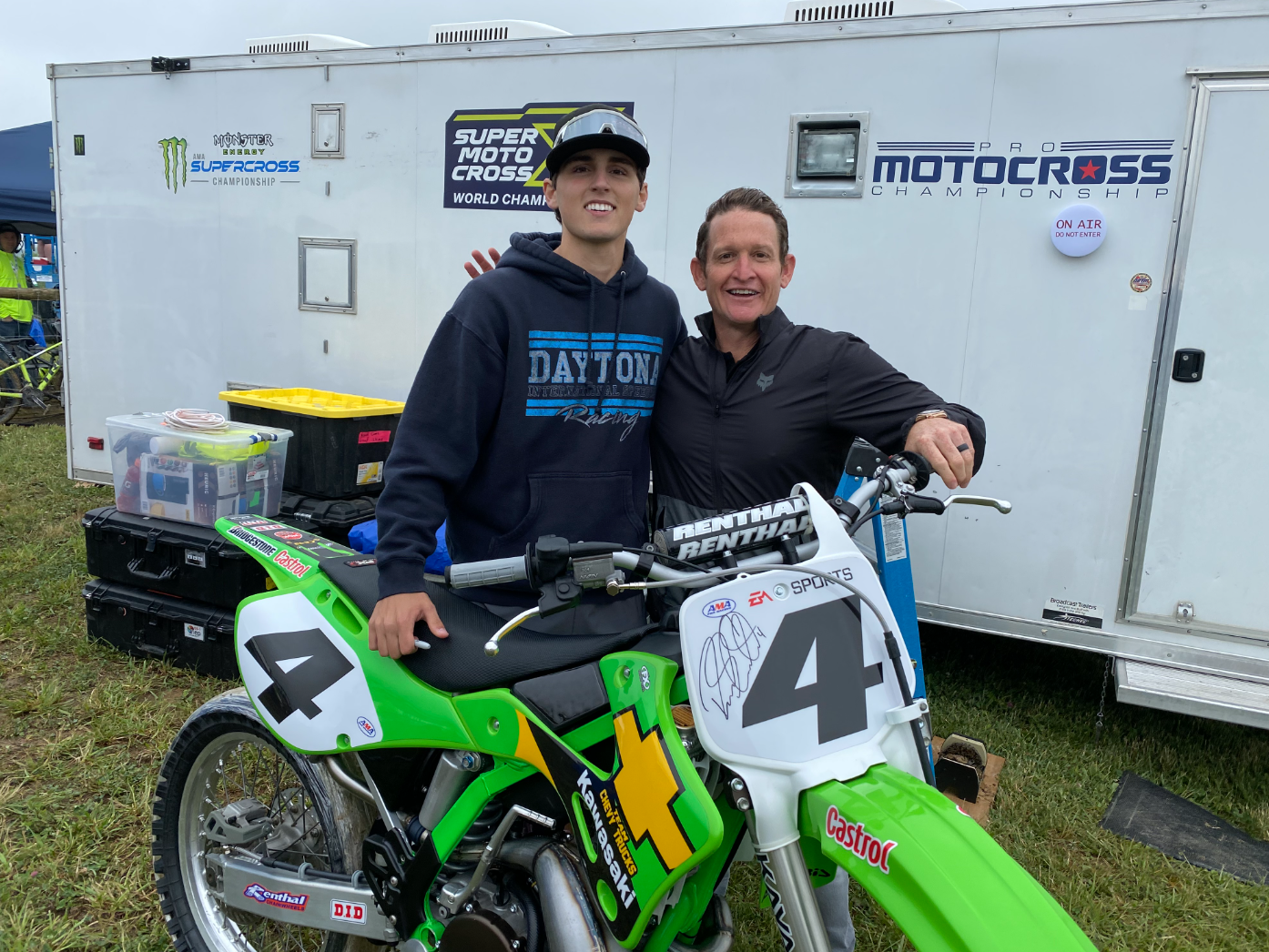 Luke Louder and Ricky Carmichael