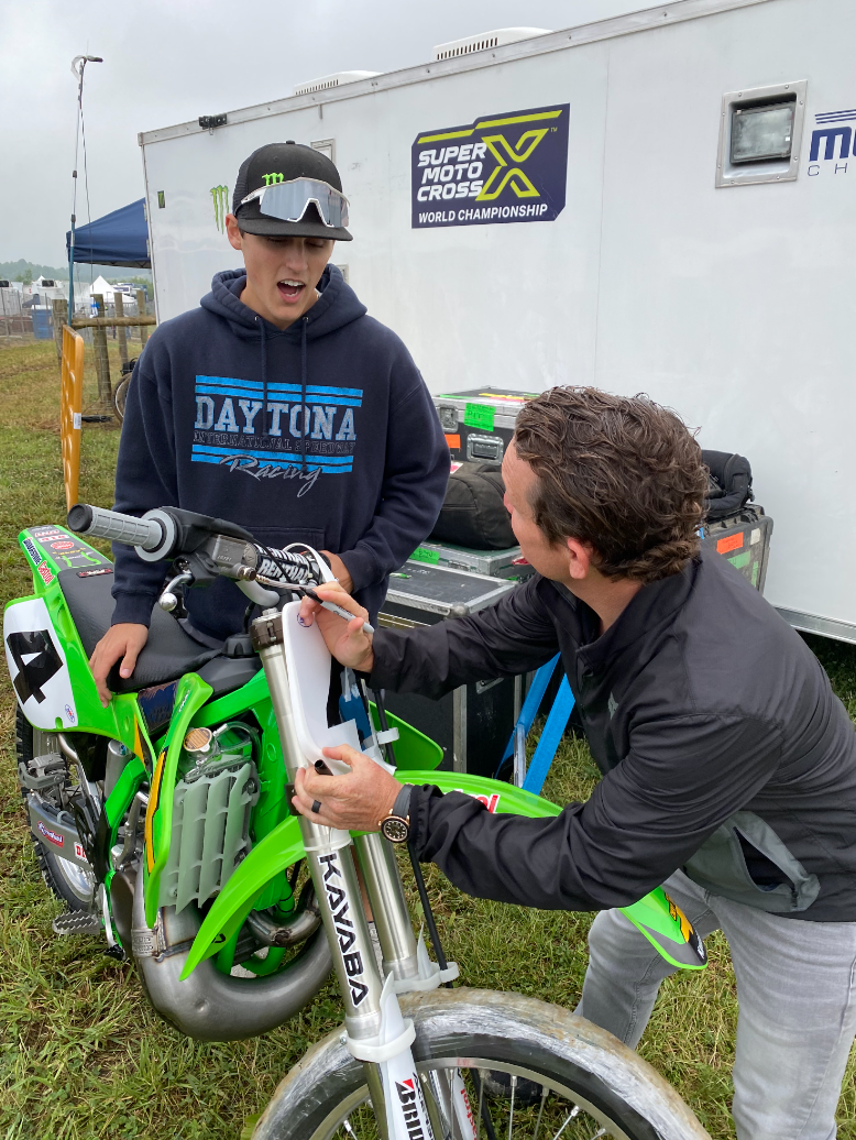 Luke Louder's replica RC bike.