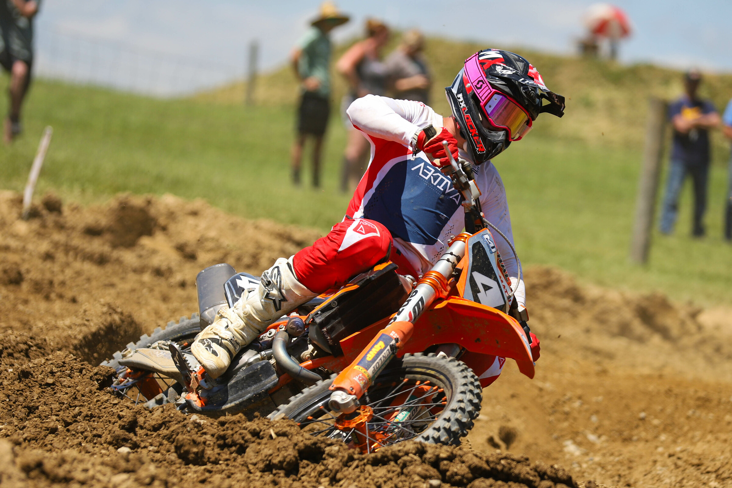 Jorgensen at the 2022 Loretta Lynn's regional qualifier at High Point Raceway.