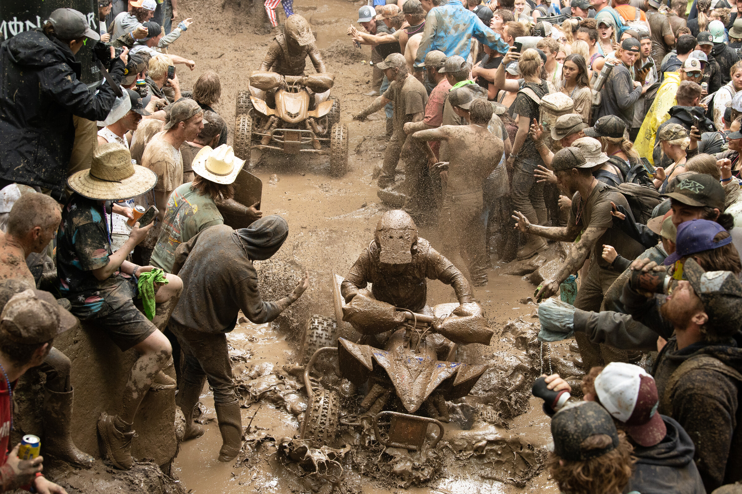 We know this is an ATV photo but it shows you what the Snowshoe GNCC is all about. Hint: This is also what the Blackwater 100 was all about.
