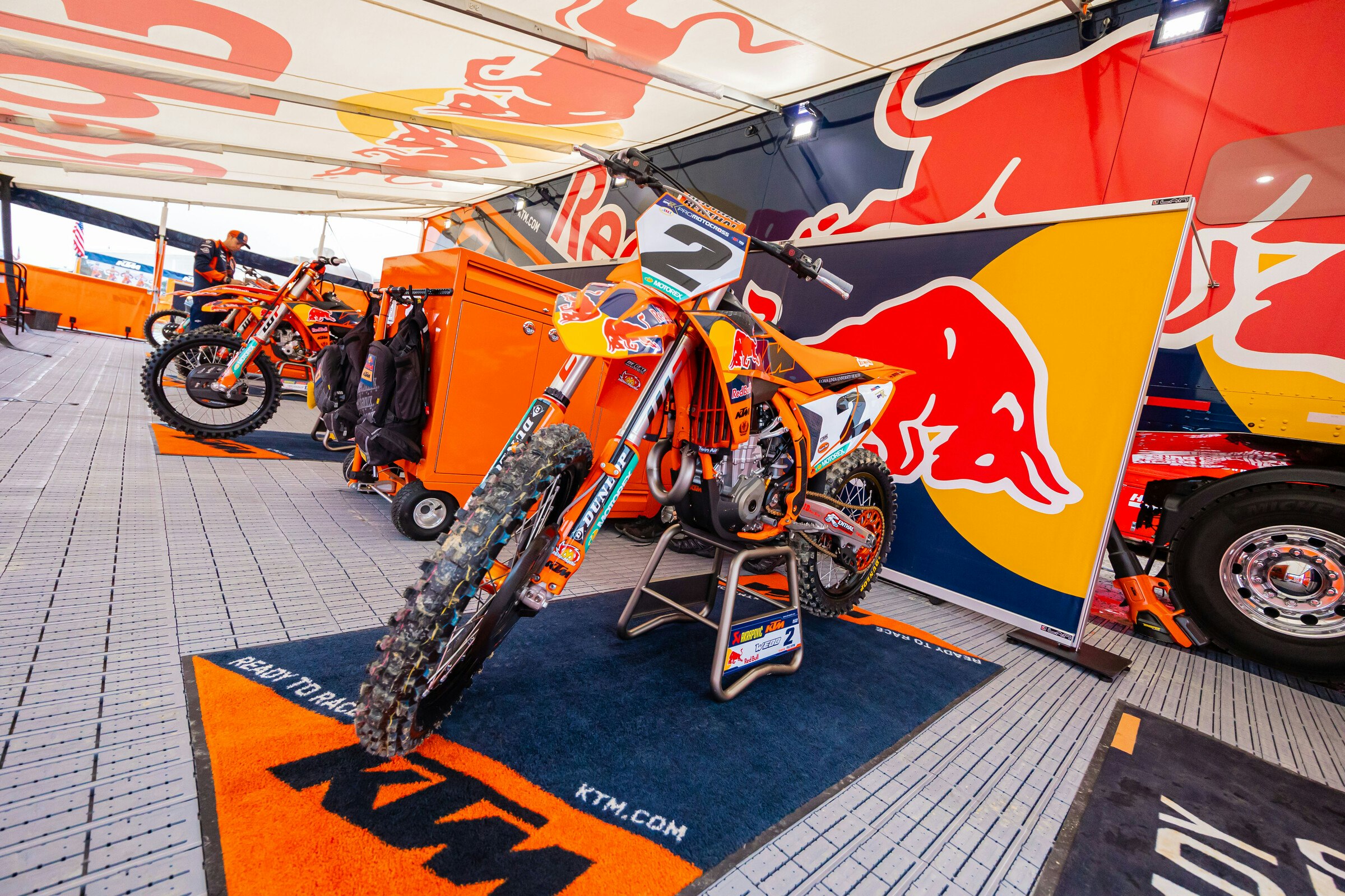 Cooper Webb Out for RedBud National Following Practice Crash