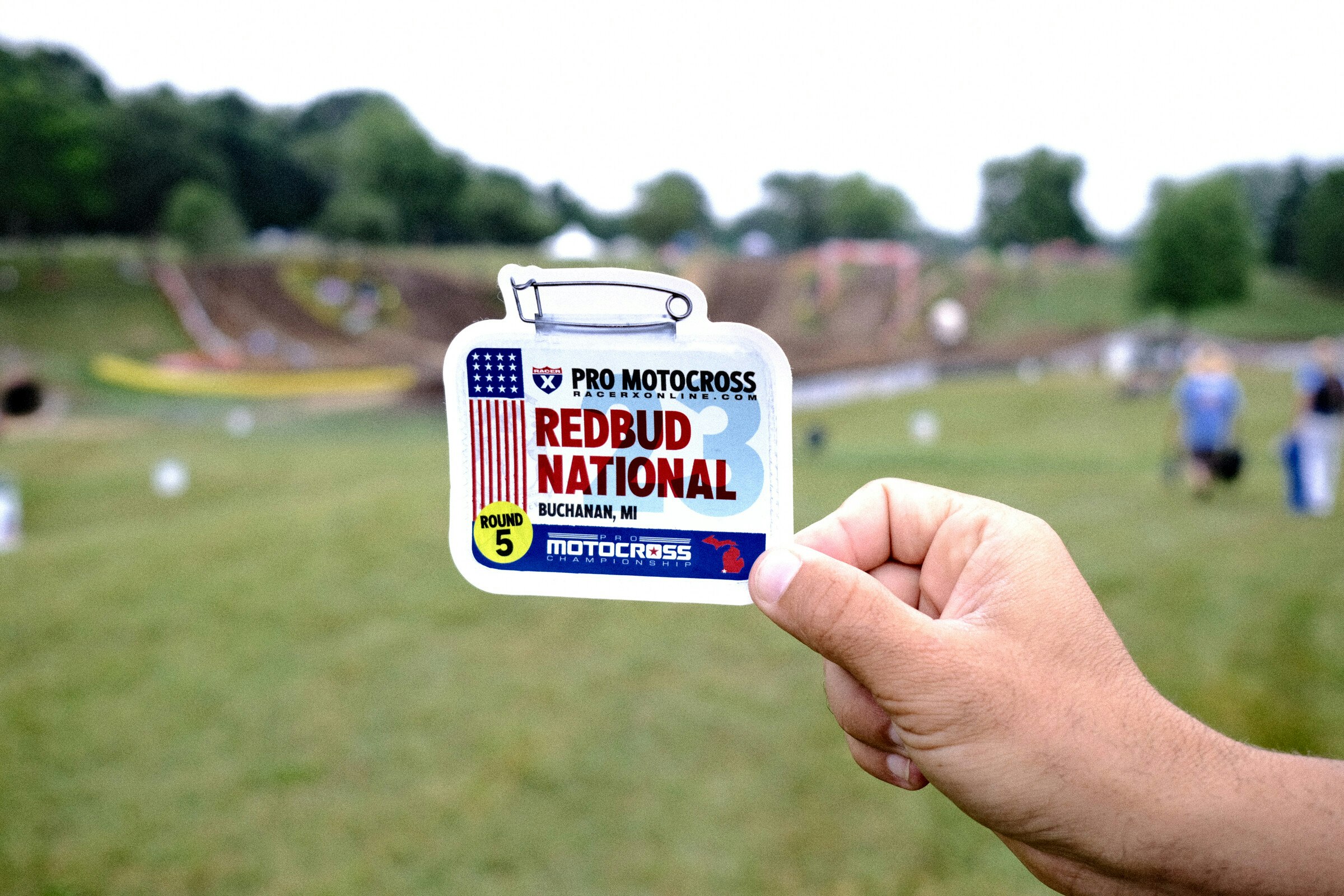 Get Your Free RedBud National Sticker at the Racer X Booth Saturday