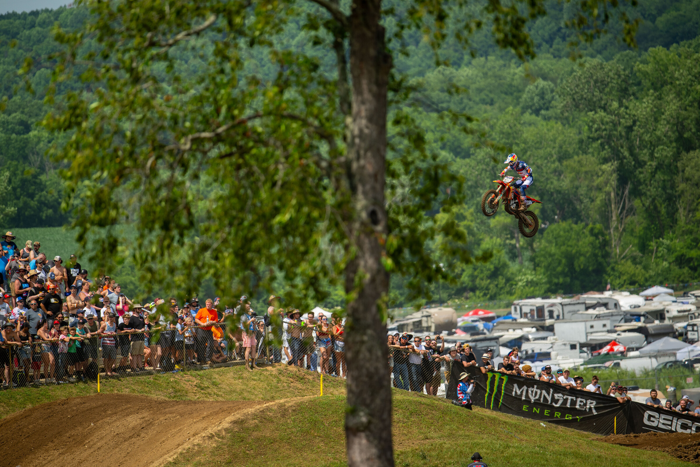 Vialle jumping LaRocco's Leap.