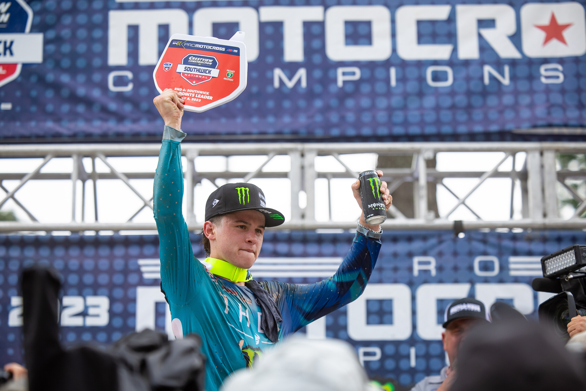 Haiden Deegan with the Red Plate