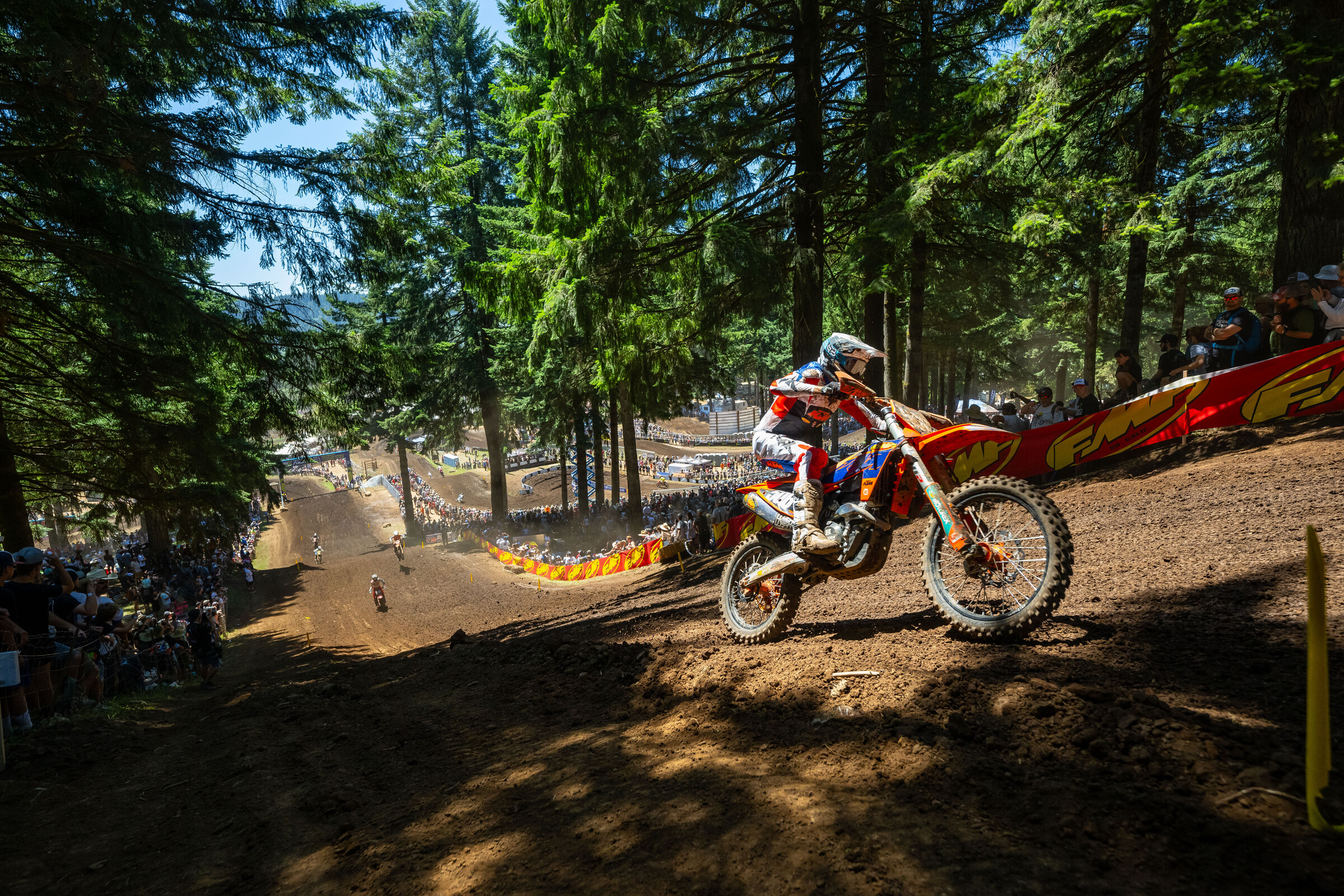 Boespflug going up Horsepower Hill.