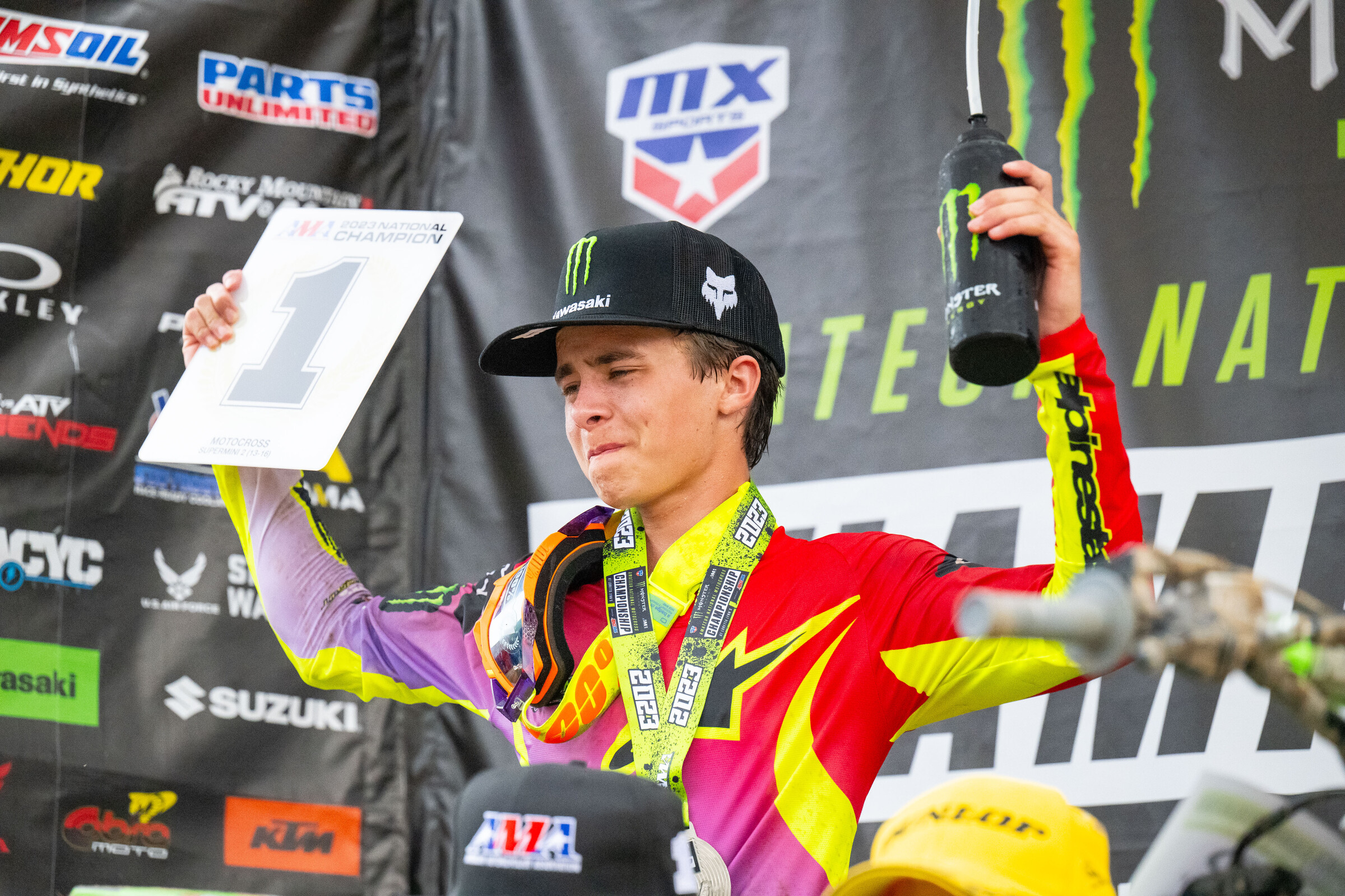 Landon Gordon, the Supermini 2 (13-16) overall champion.